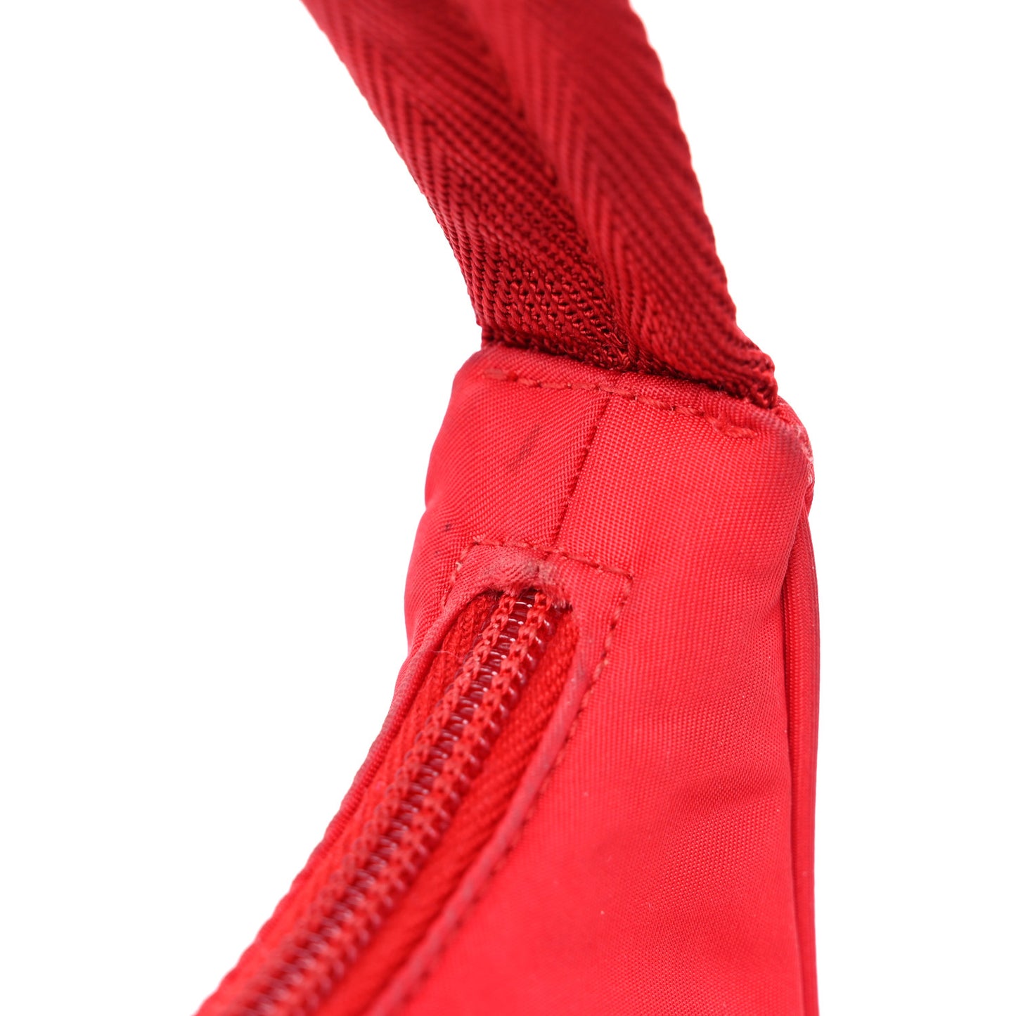Tessuto Nylon Mini Re-Edition 2000 Bag Rosso