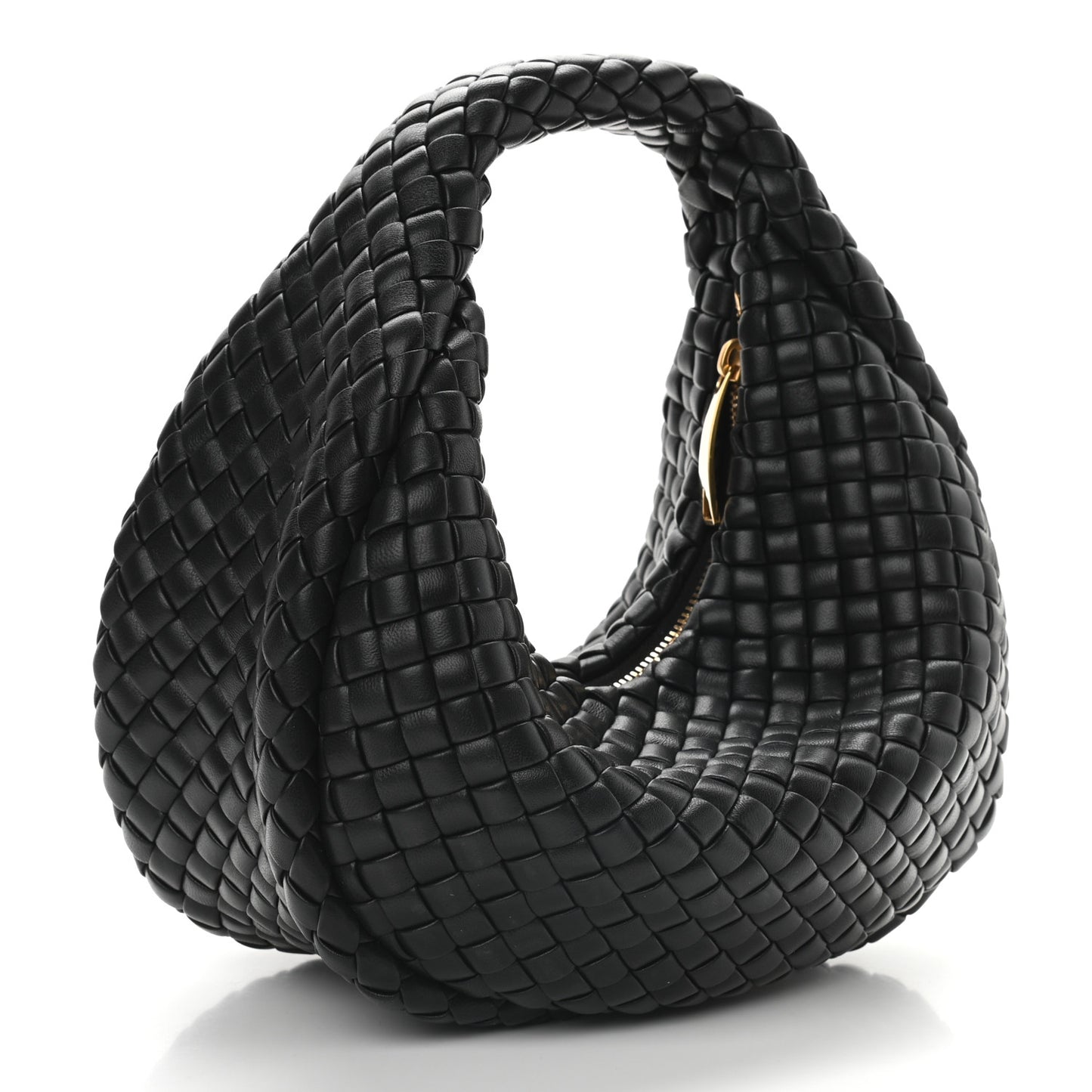 Lambskin Intrecciato Mini Padded Jodie Black