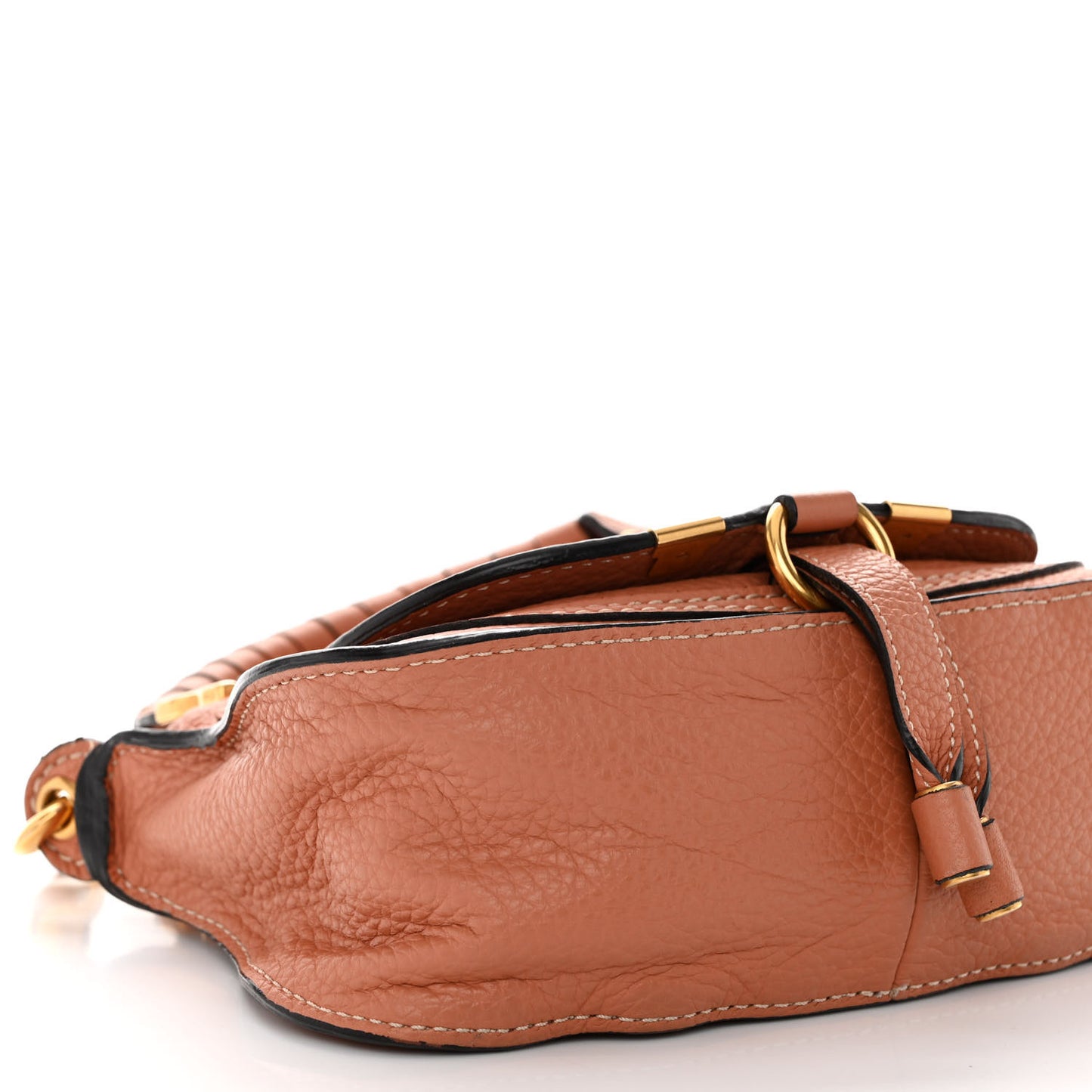 Calfskin Mini Marcie Satchel Tan