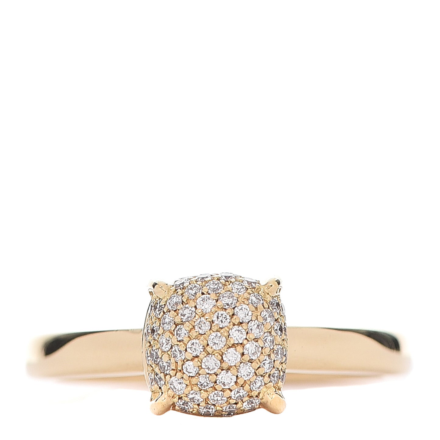 18K Yellow Gold Diamond 7mm Paloma Picasso Sugar Stacks Ring