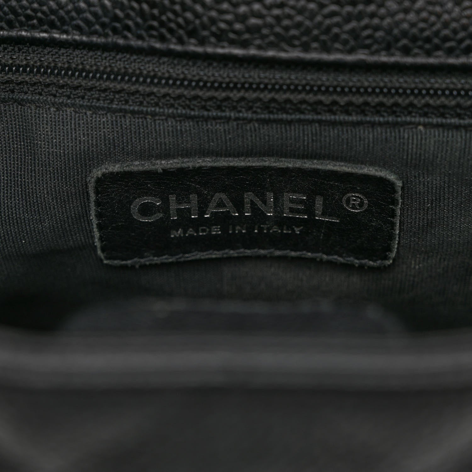 Chanel Caviar Quilted Petit Shopping Tote PST Black 6 of 11