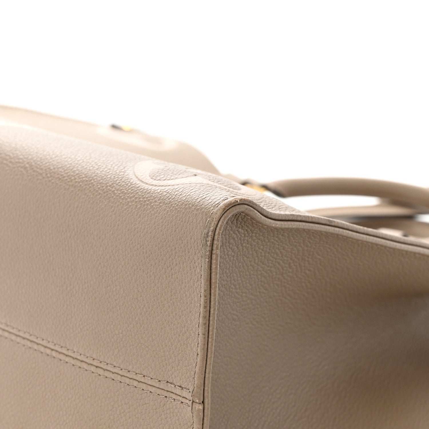 Louis Vuitton Empreinte Monogram Giant Onthego MM Tourterelle Creme 10 of 18