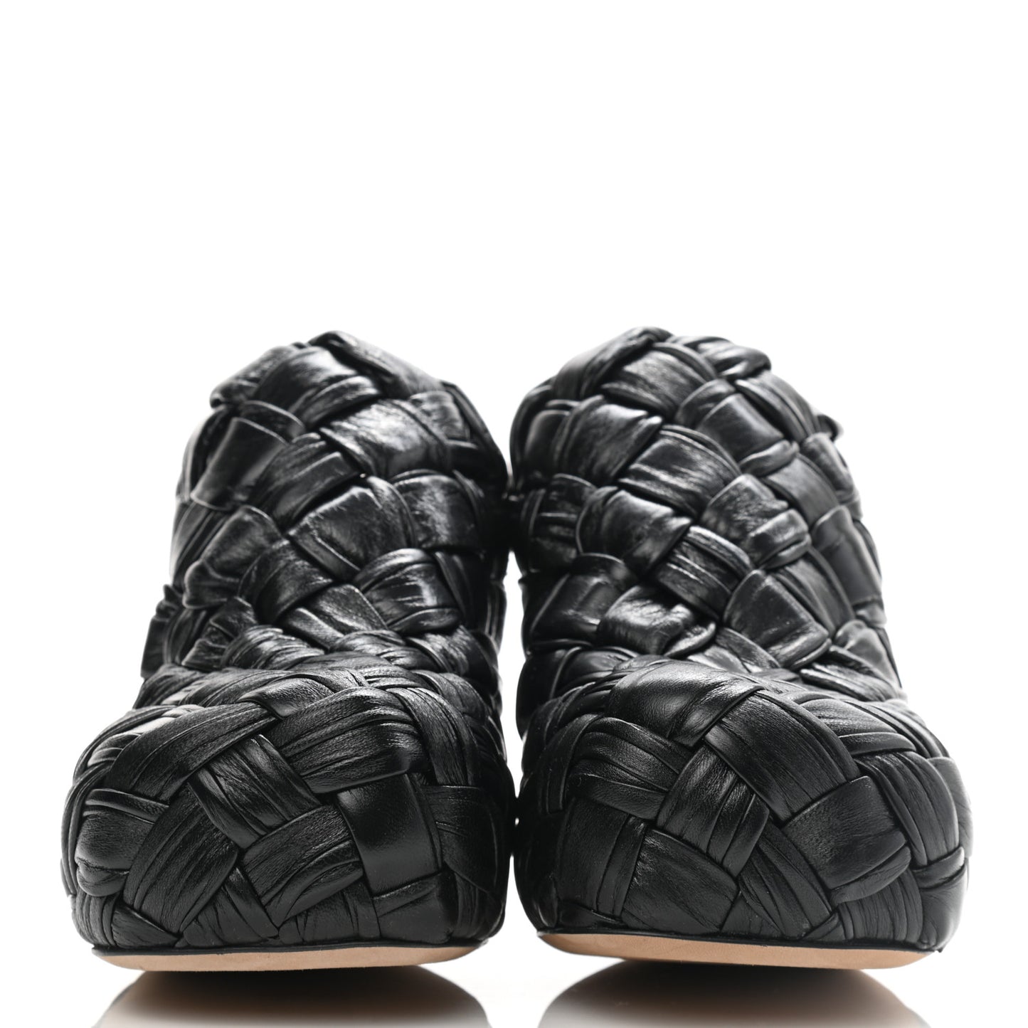 Nappa Intrecciato The Bold Mules 35 Black