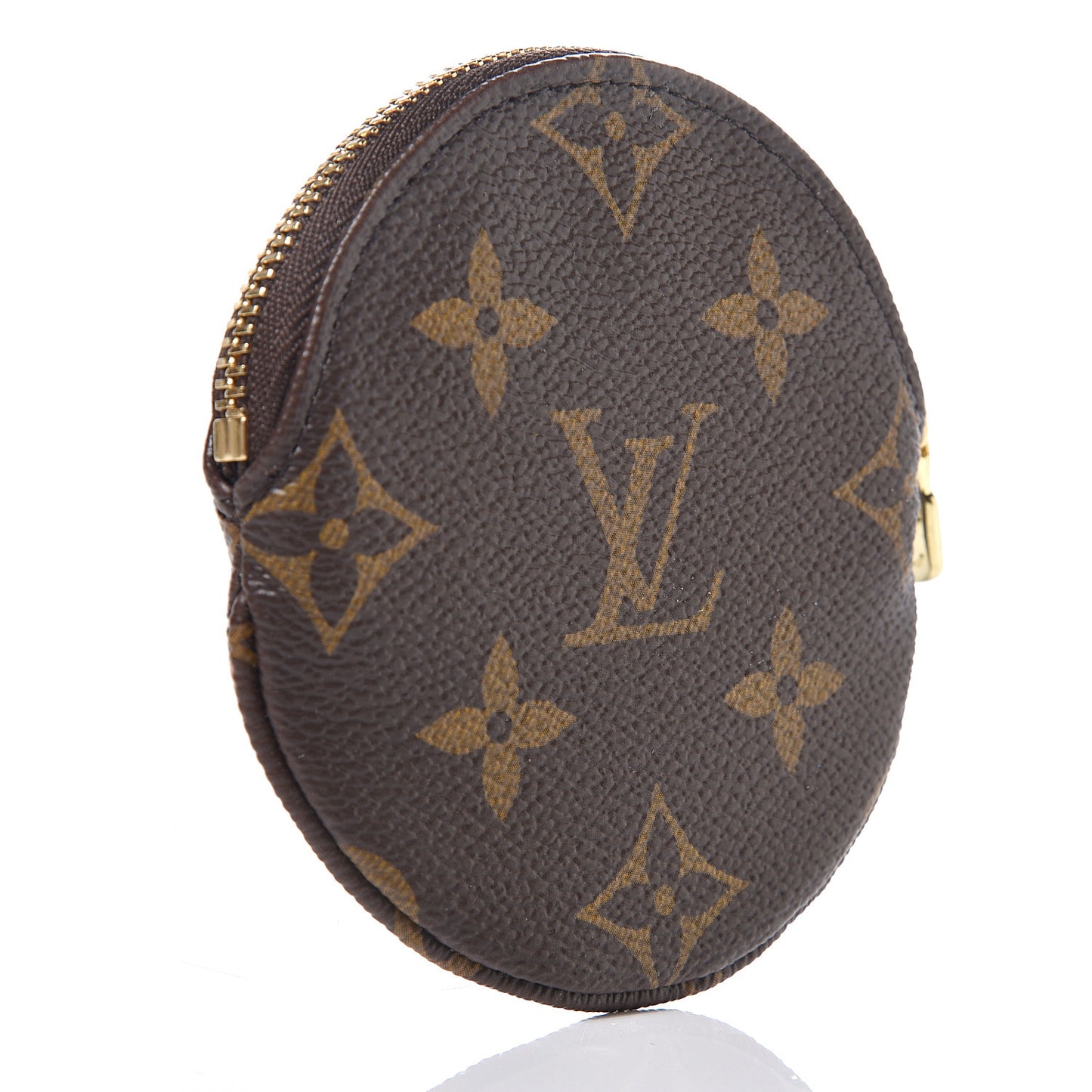 Monogram 2019 Christmas Animation Round Coin Purse Blue