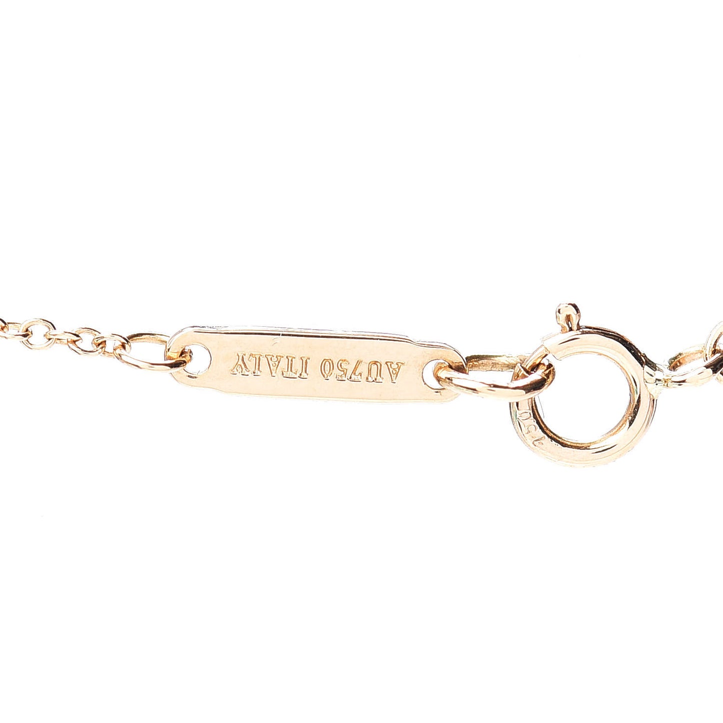 18K Yellow Gold Diamond Small Atlas Open Pendant Necklace
