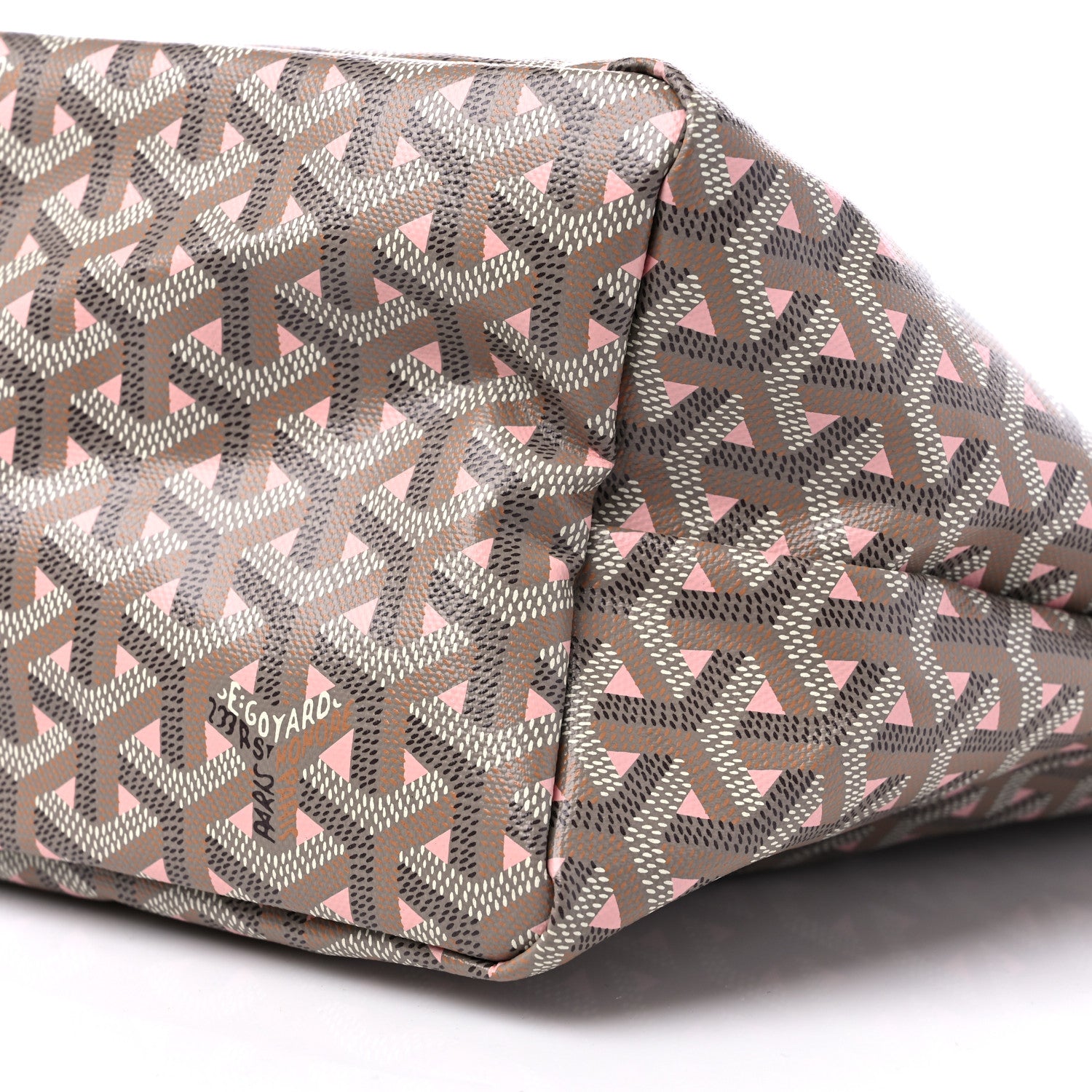 Goyard Goyardine Saint Louis Claire Voie PM Grege Powder Pink 9 of 9