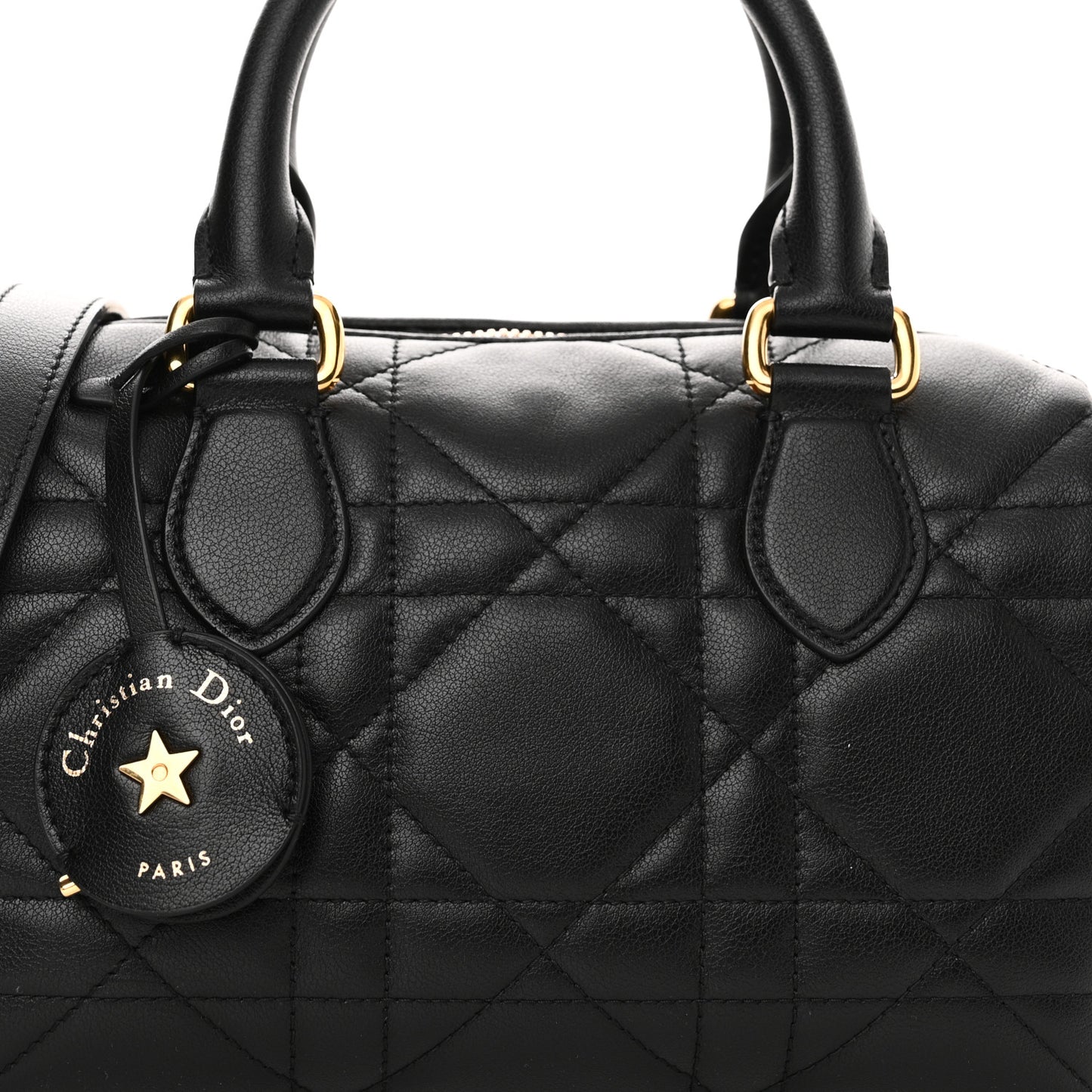 Calfskin Macrocannage Groove 20 Bag Black