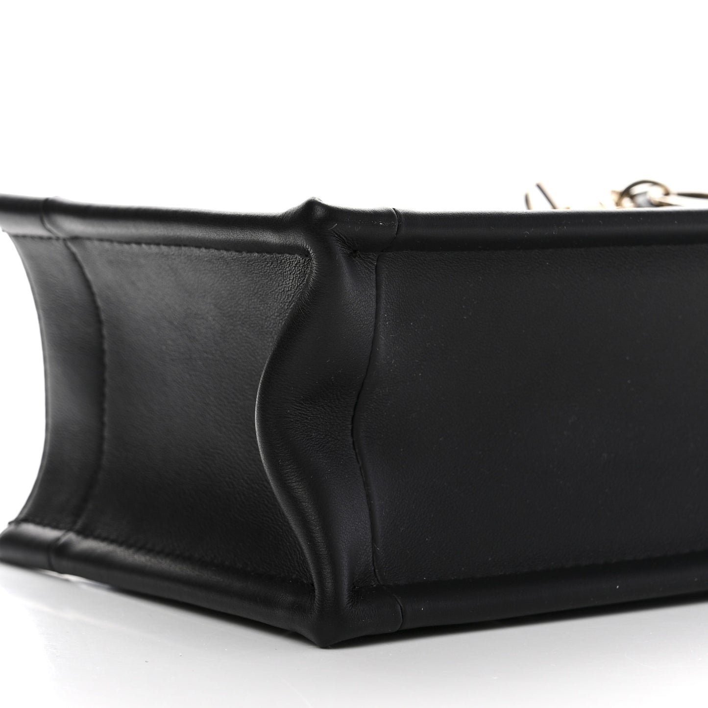 Calfksin Macrocannage Mini Book Tote Black