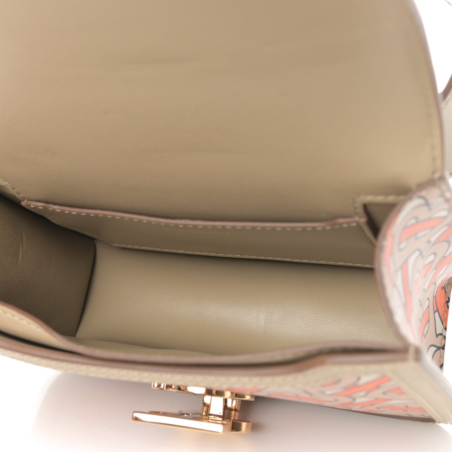 Calfskin Monogram TB Bum Bag Bright Orange
