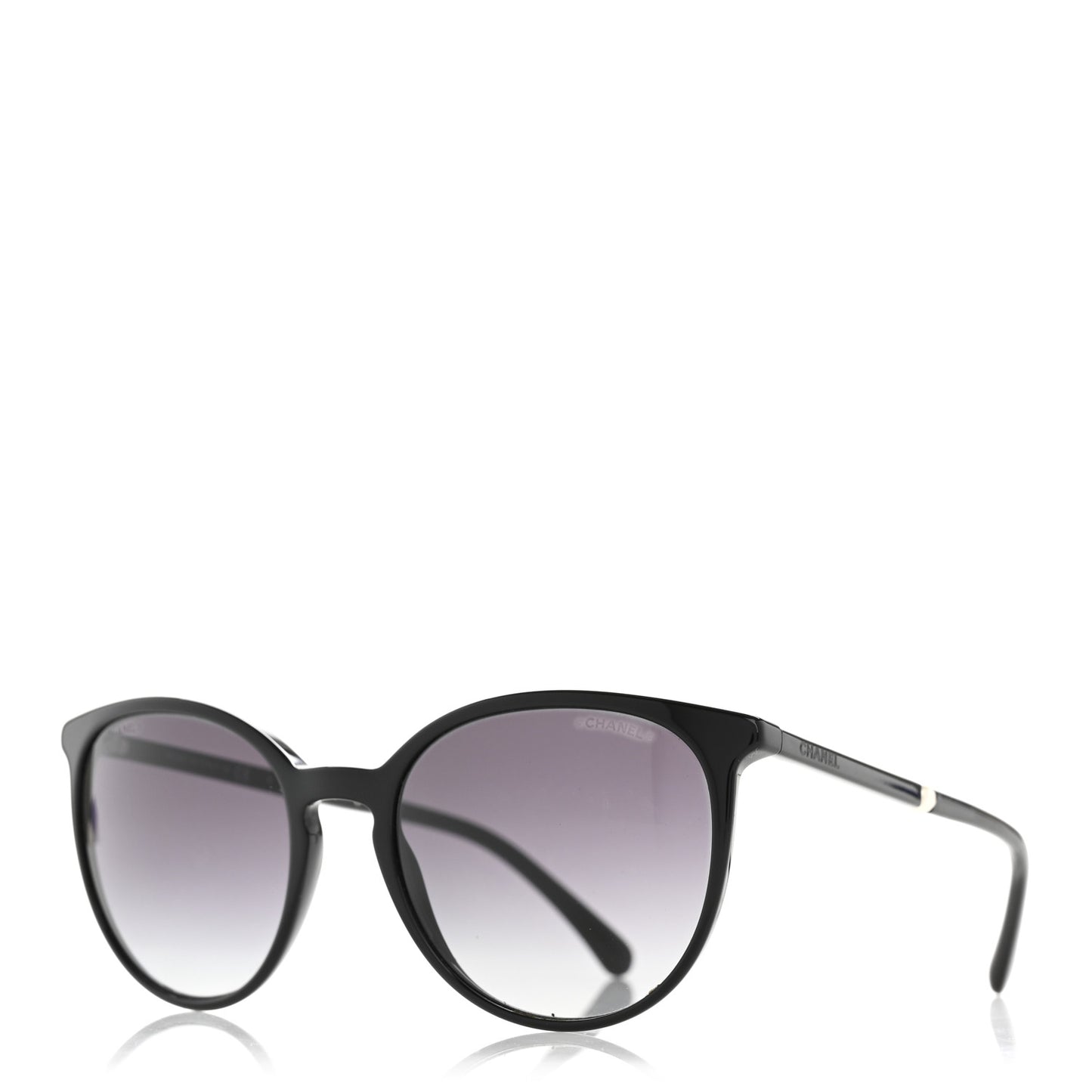 Acetate Butterfly Pearl Sunglasses 5394-H Black