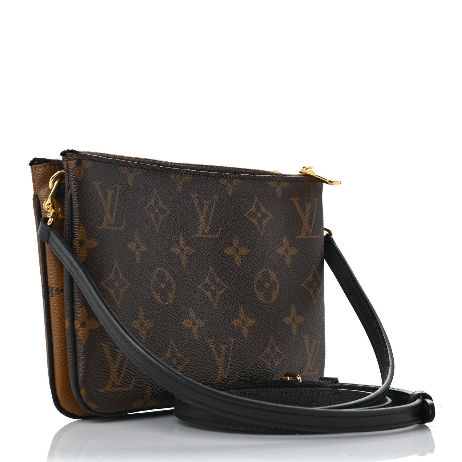 Louis Vuitton Reverse Monogram Giant Double Zip Pochette 3 of 9
