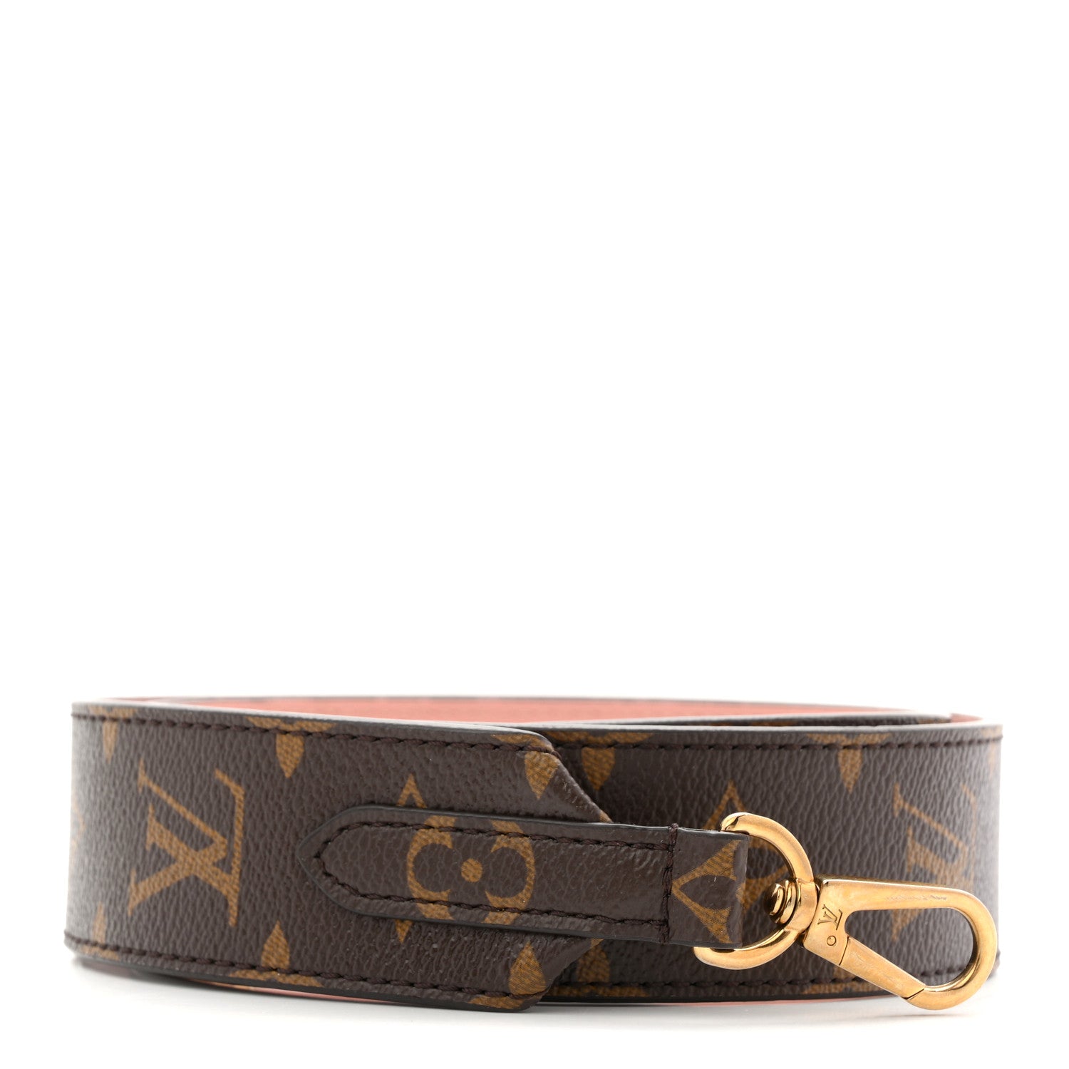 Louis Vuitton Monogram Bandouliere Shoulder Strap Rose Poudre