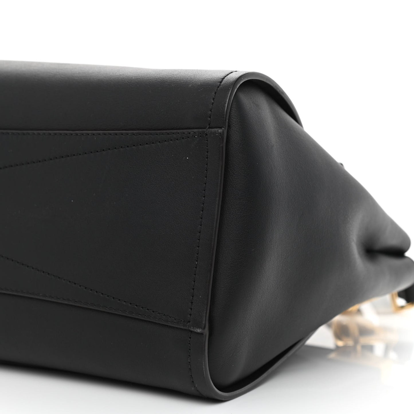 Calfskin Small Mystic Shoulder Bag Black