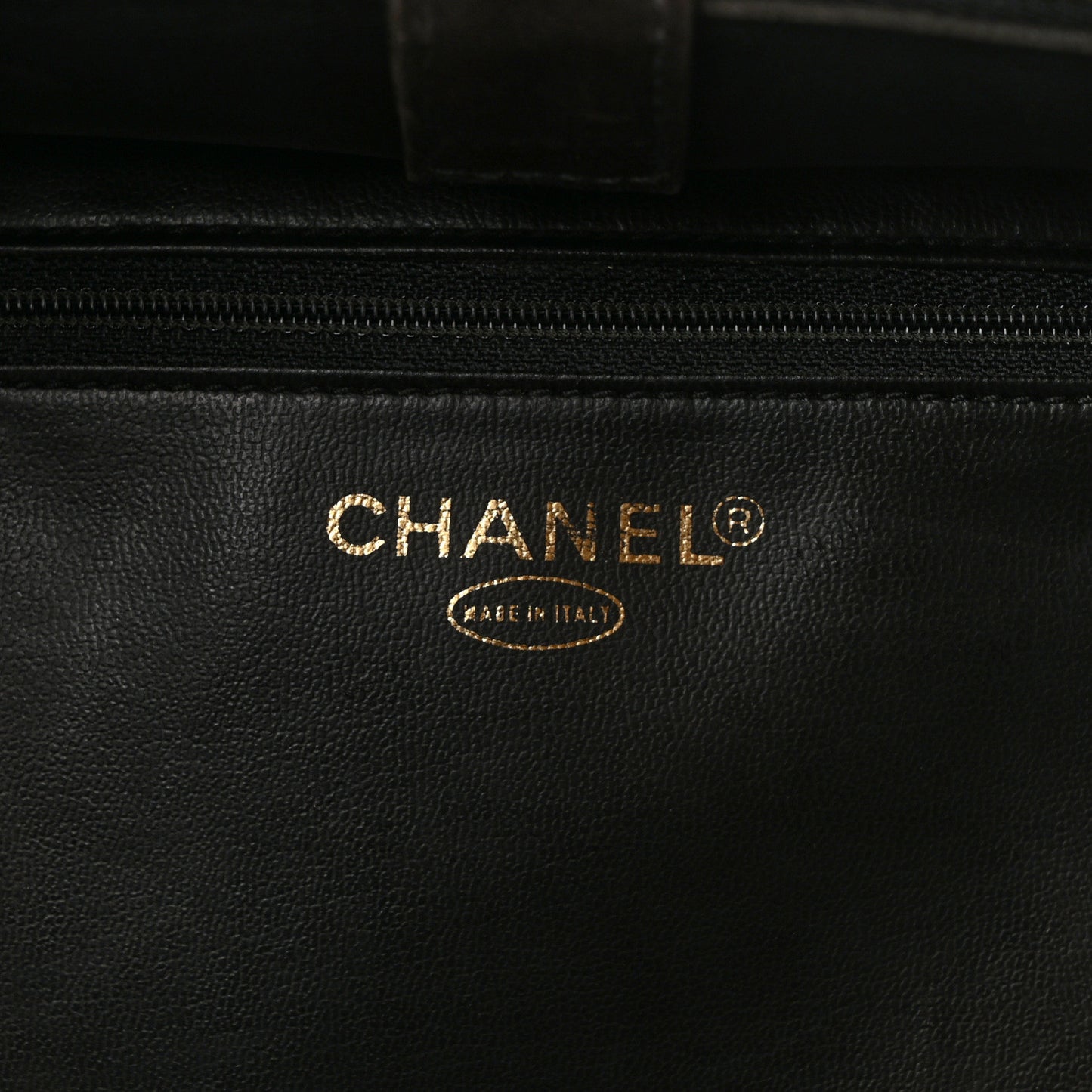 Patent CC Vanity Cosmetic Case Black