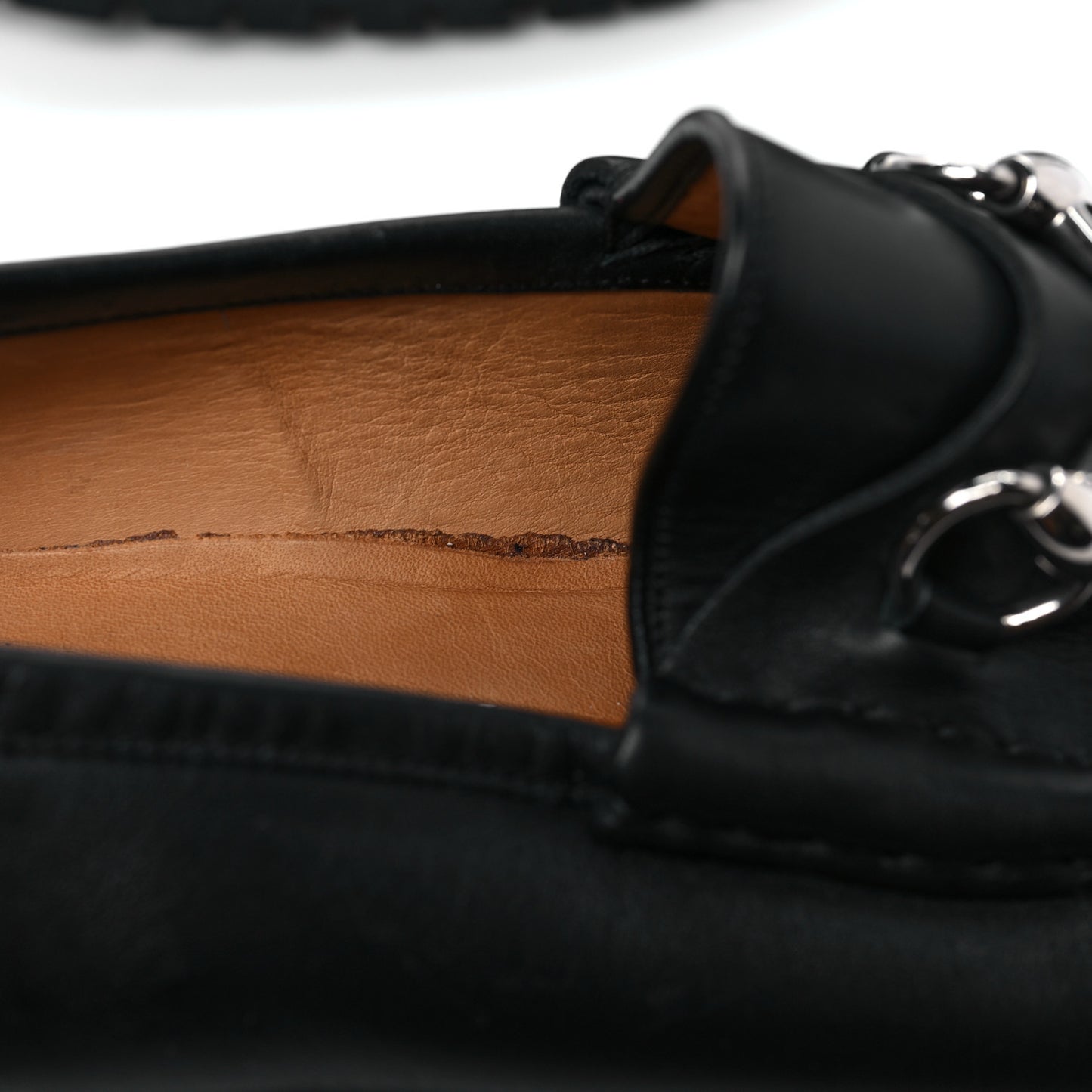 Laredo Calfskin Mens Horsebit Loafers 8.5 Black