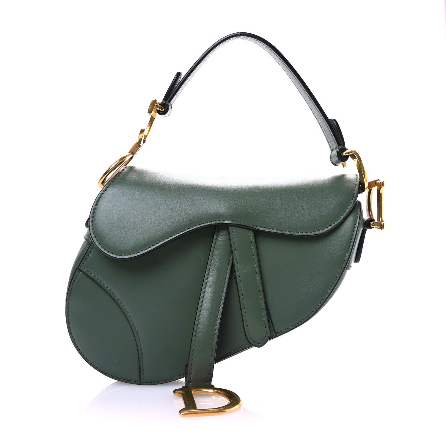 Christian Dior Calfskin Mini Saddle Bag Orage 1569662