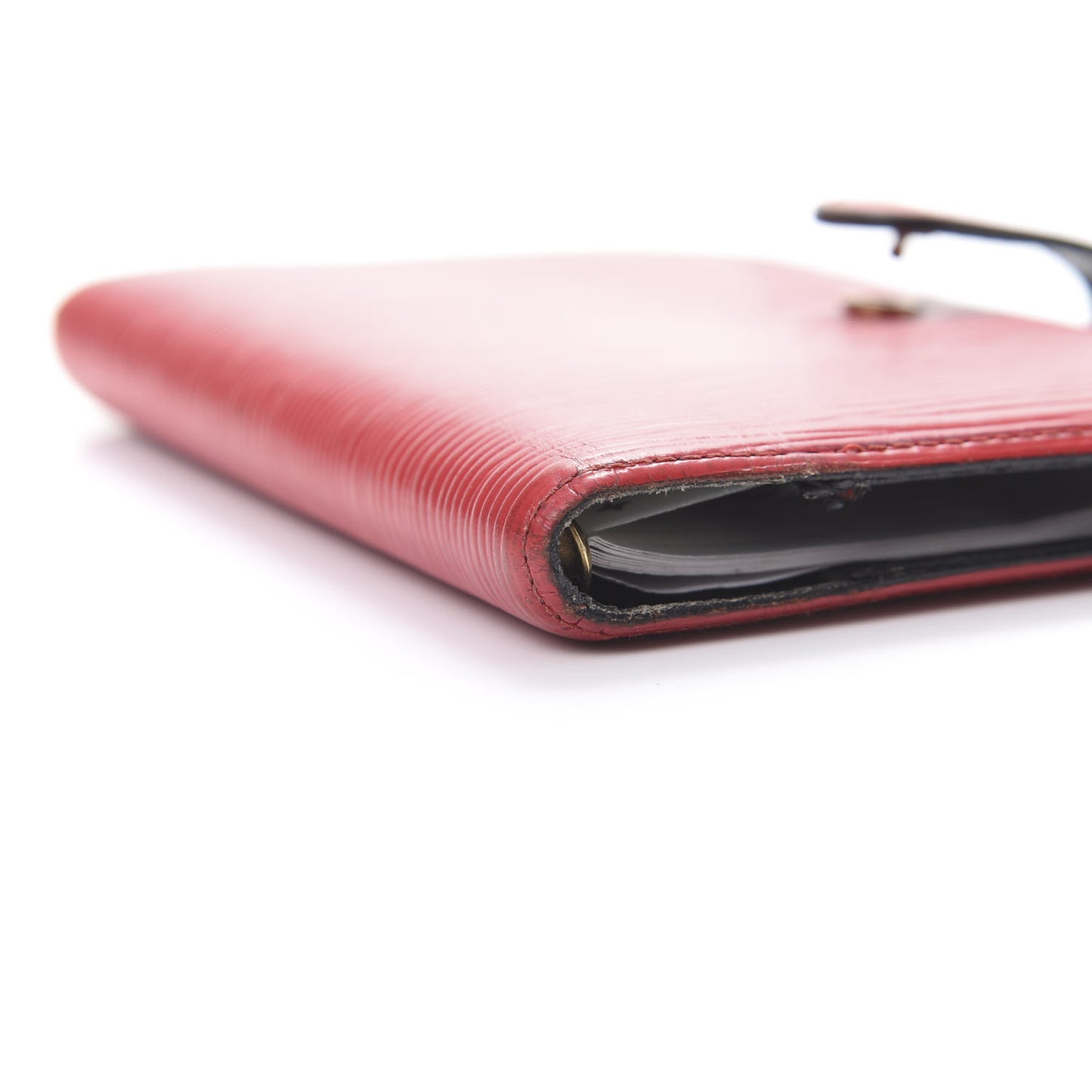Epi Medium Ring Agenda Cover Rouge