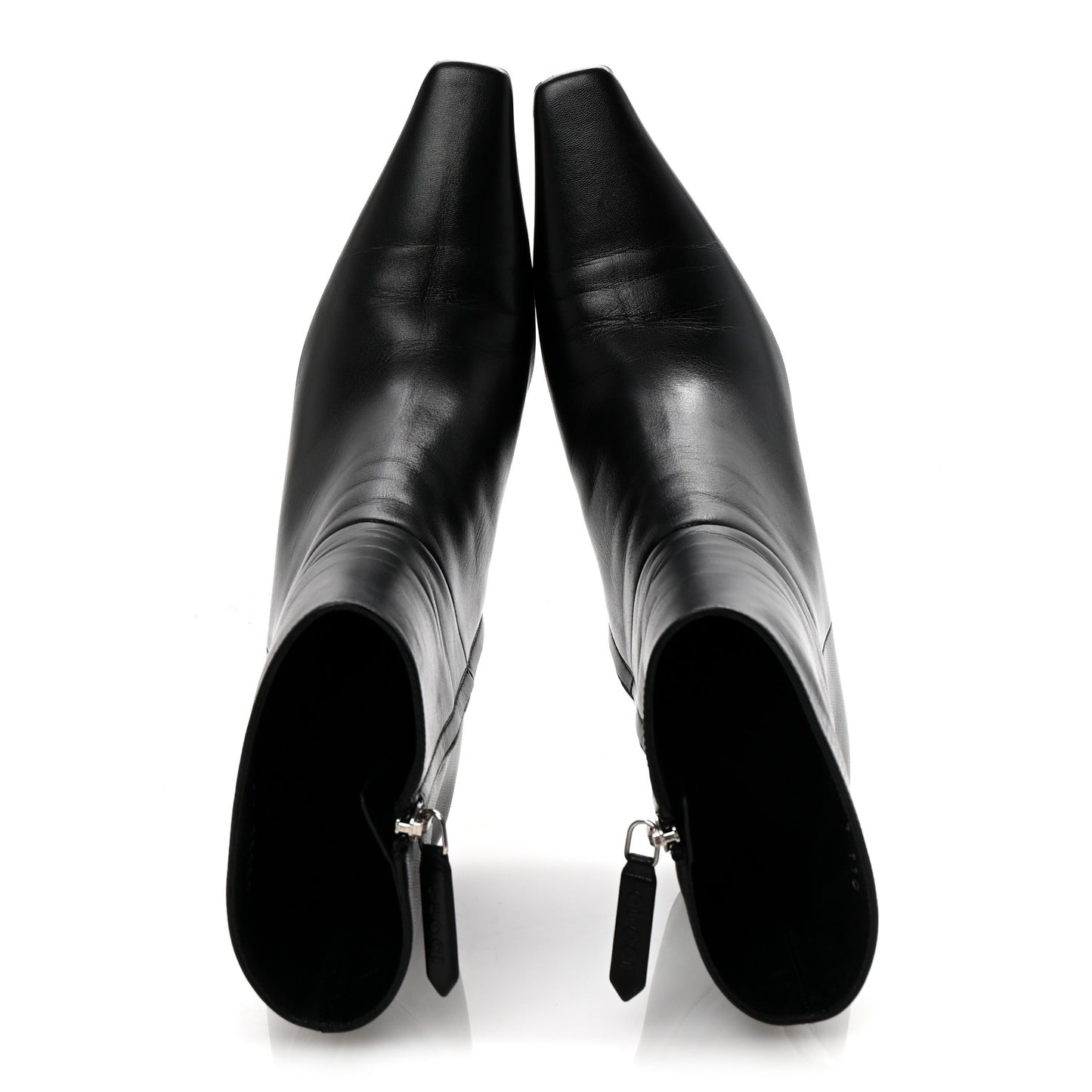 Nappa Square G Ankle Boots 40.5 Black