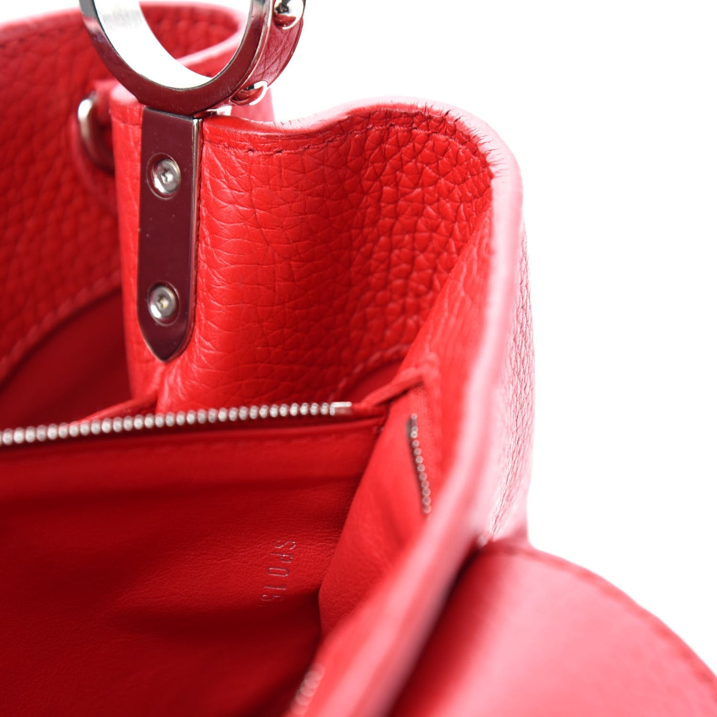 Taurillon Capucines PM Rubis