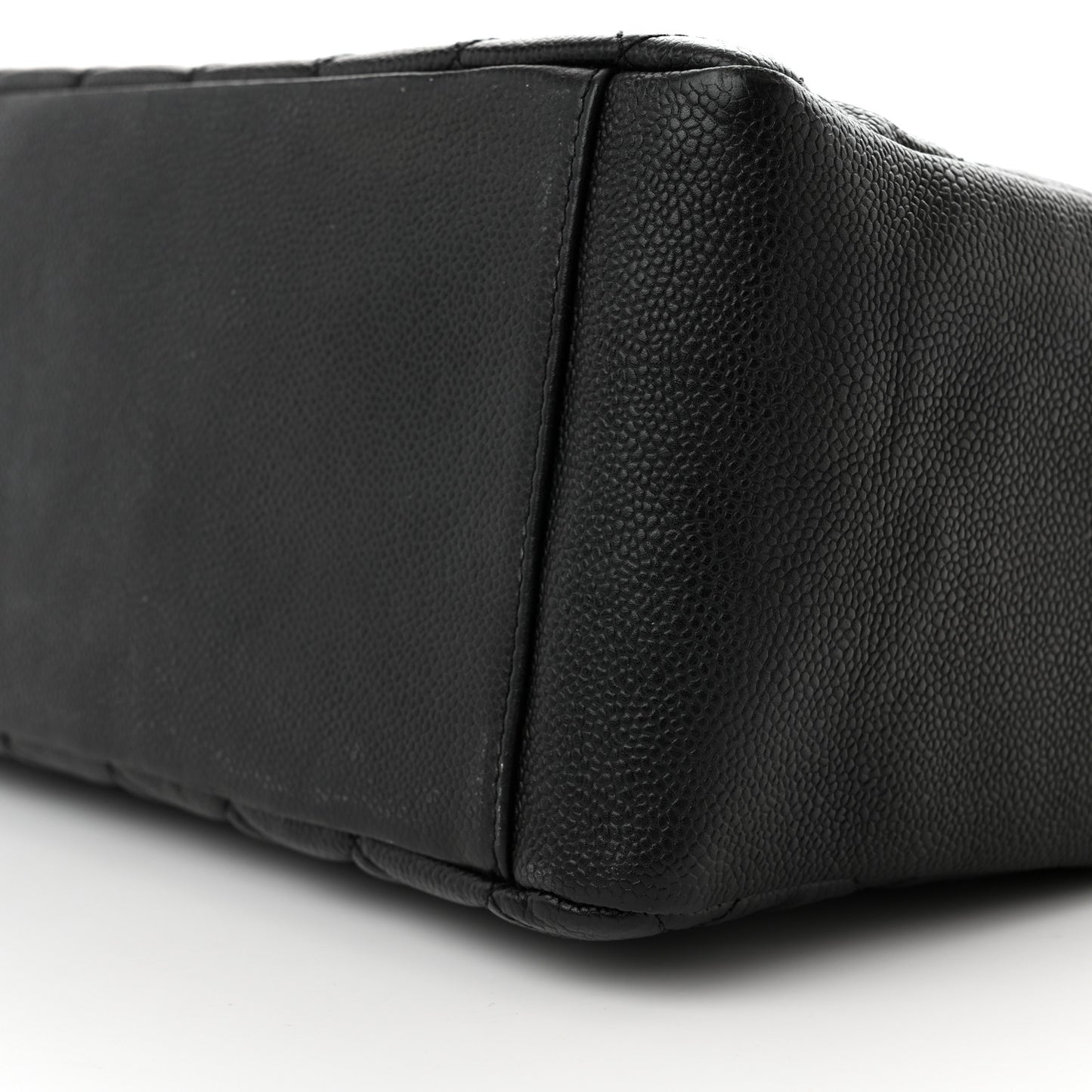 Caviar Quilted Grand Shopping Tote GST Black