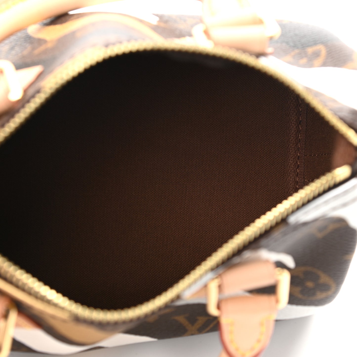 X LOL Monogram Speedy BB Gold Silver