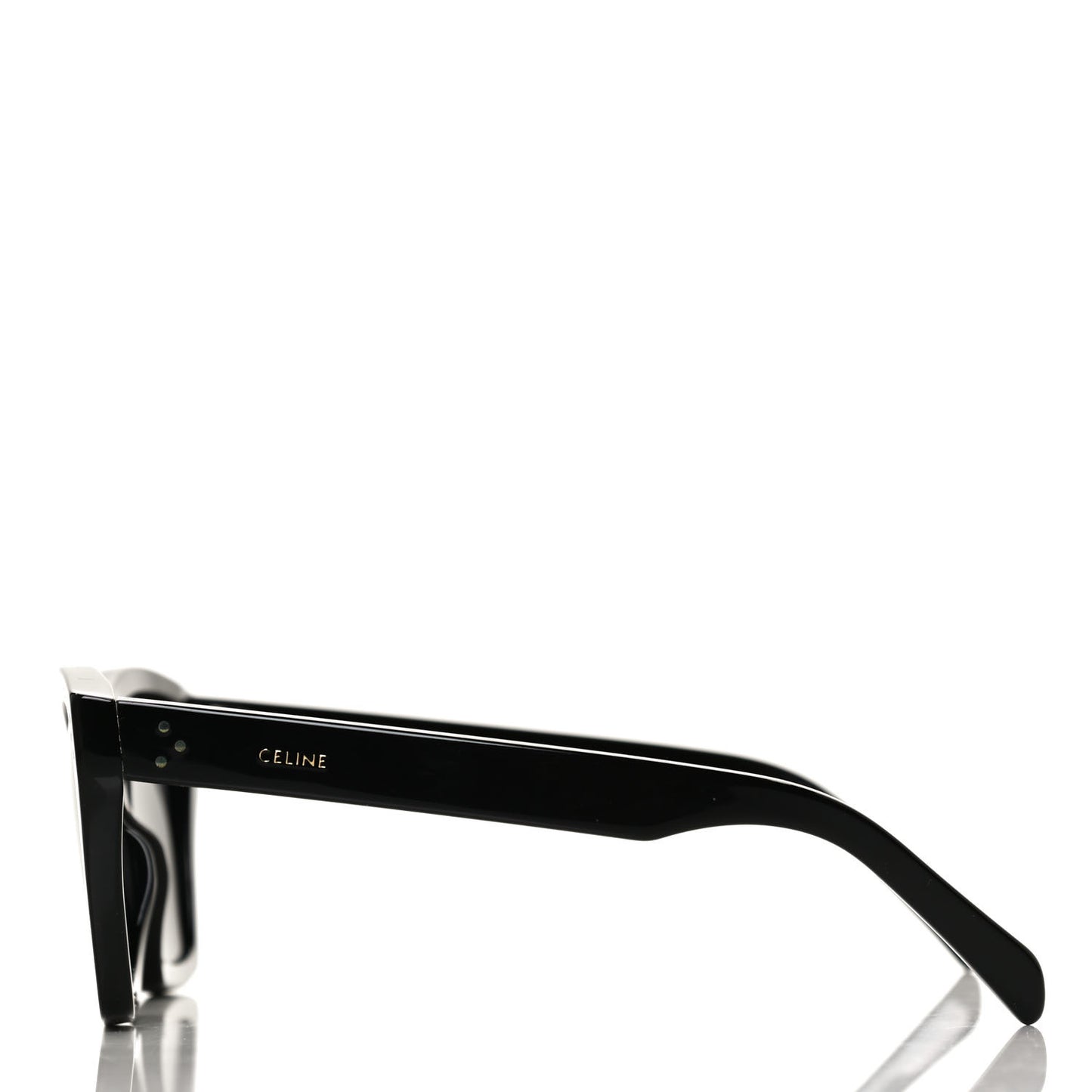 Acetate Polarized Square Sunglasses CL40090I Black