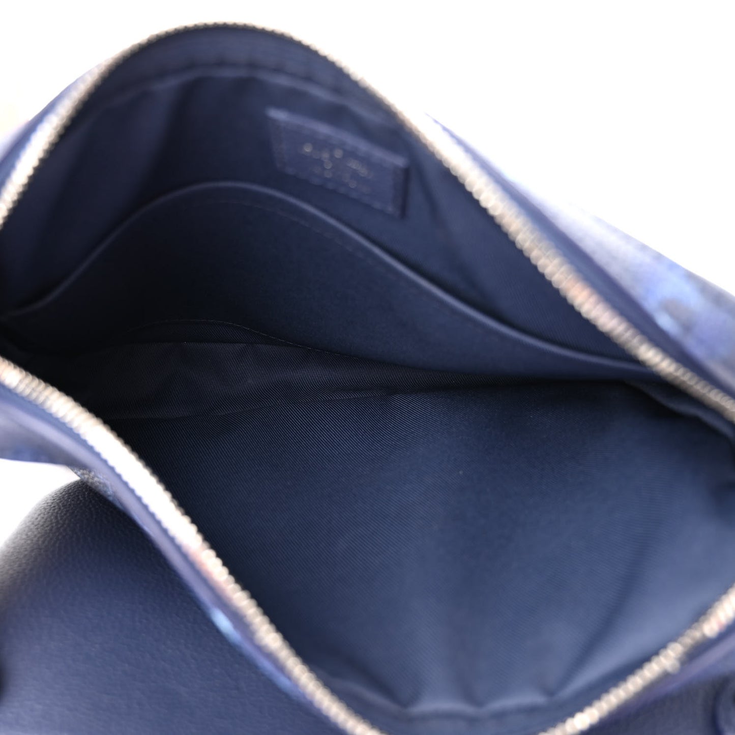 Monogram Ink Watercolor Trio Messenger Bag Blue