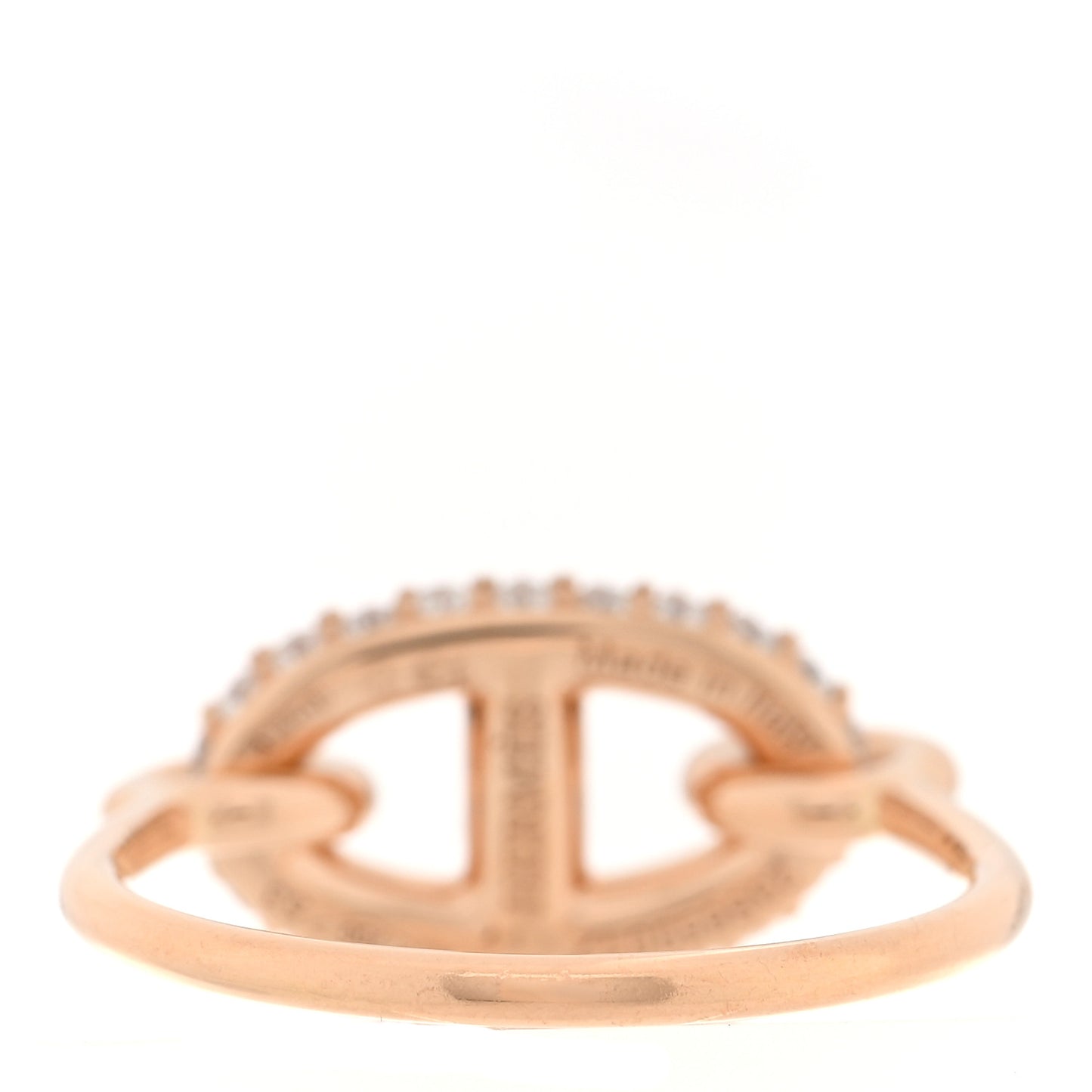 18K Rose Gold Diamond Farandole Ring 53 6.25