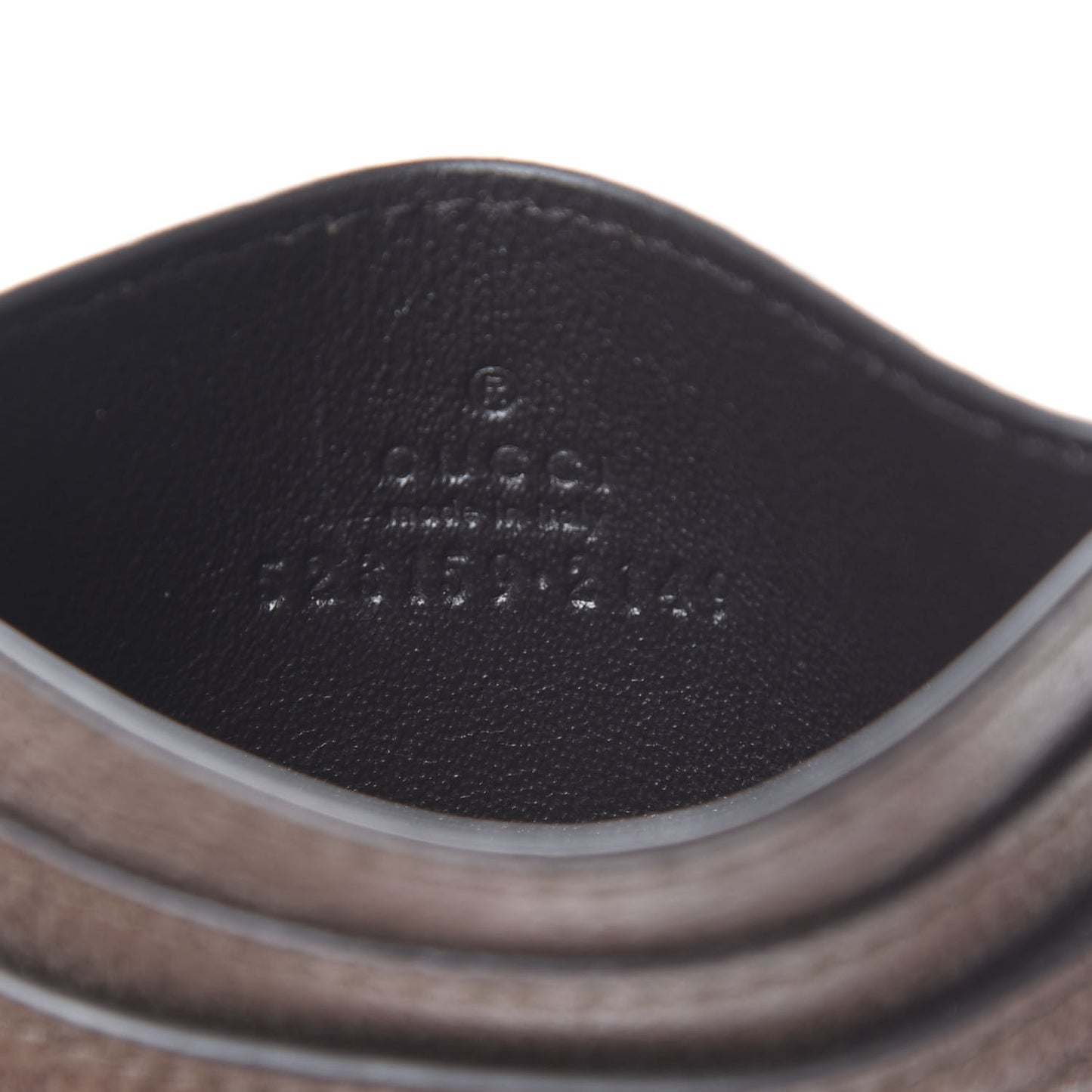 GG Supreme Monogram Ophidia Card Holder Brown