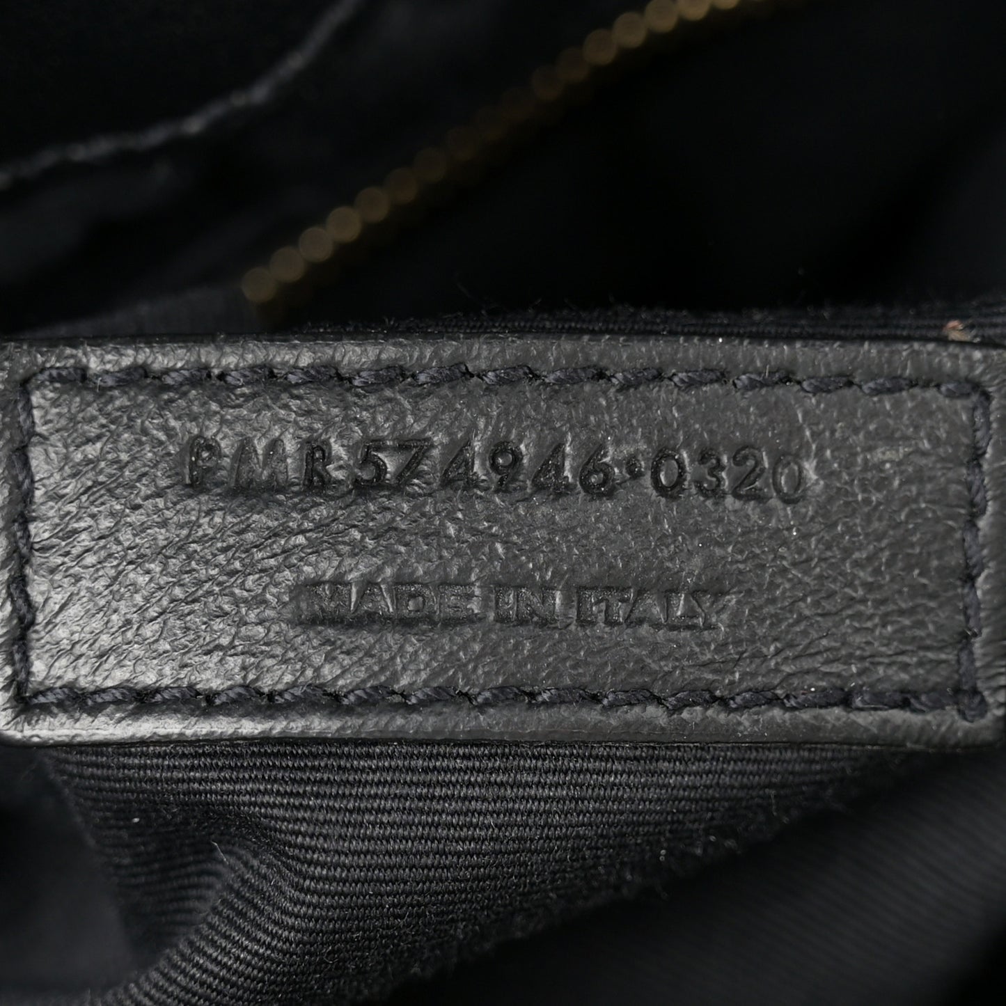 Calfskin Y Quilted Monogram Medium Loulou Chain Satchel Black