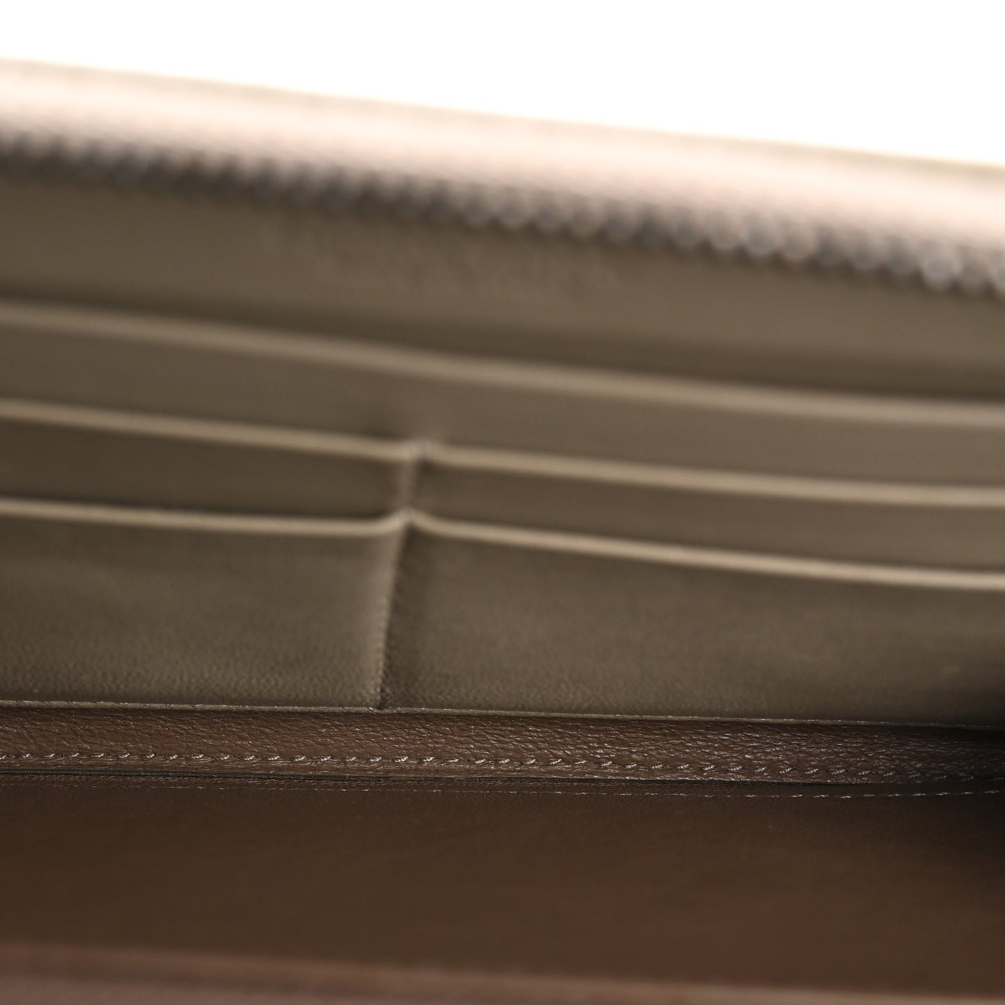 Nappa Intrecciato Zip Around Wallet Fume