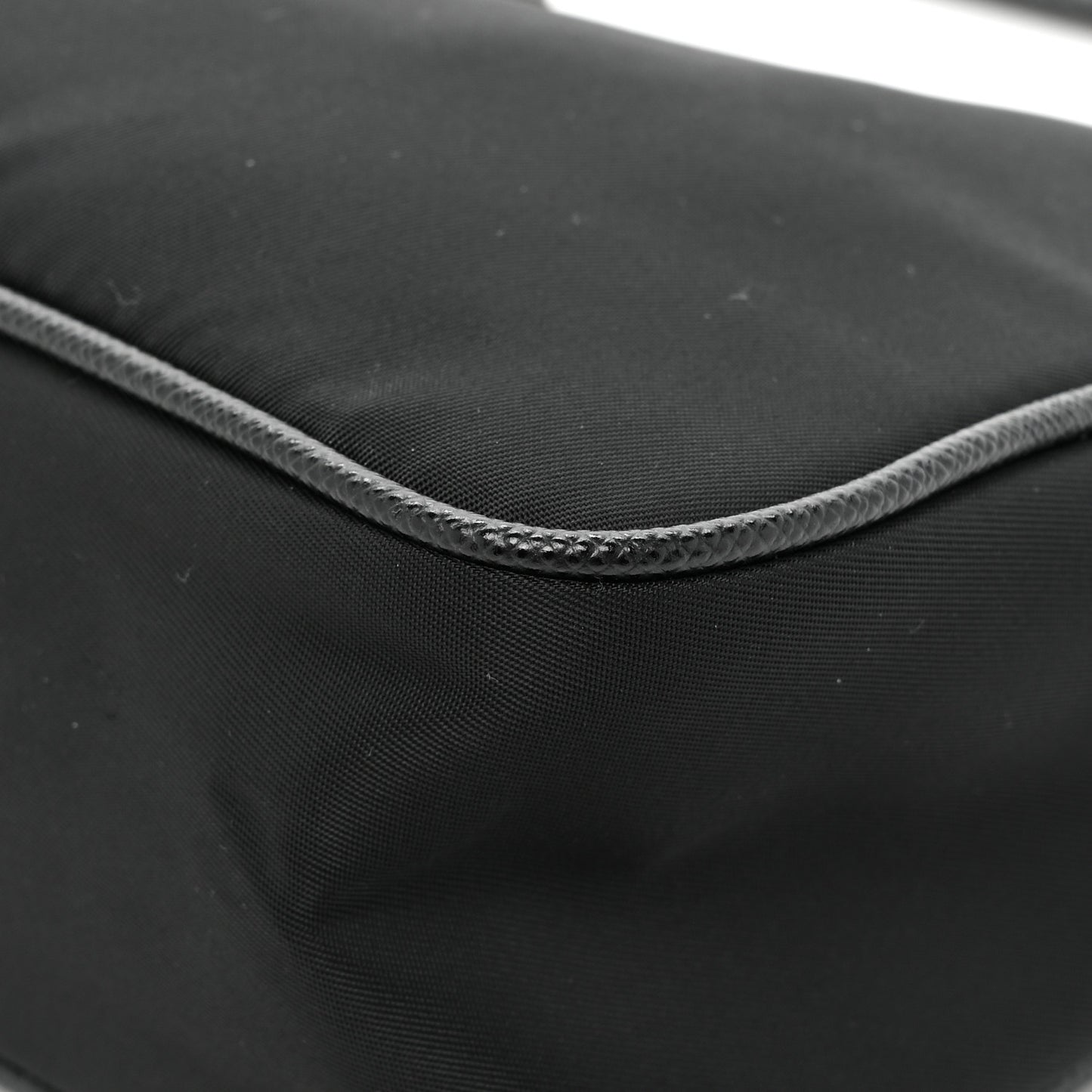 Tessuto Nylon Saffiano Mini Re-Edition 2005 Bag Black