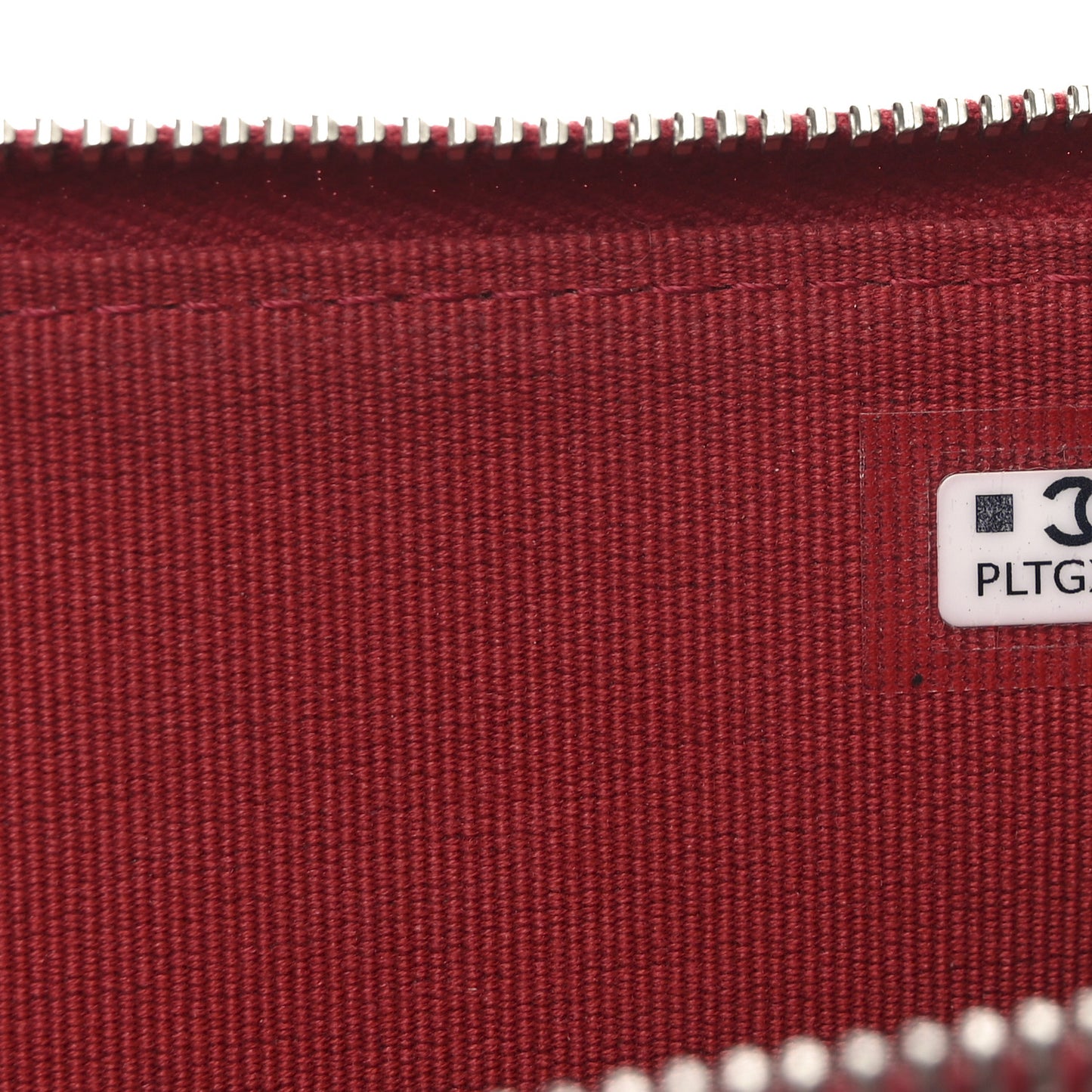 Lambskin Quilted CC Zip Around Card Holder Red
