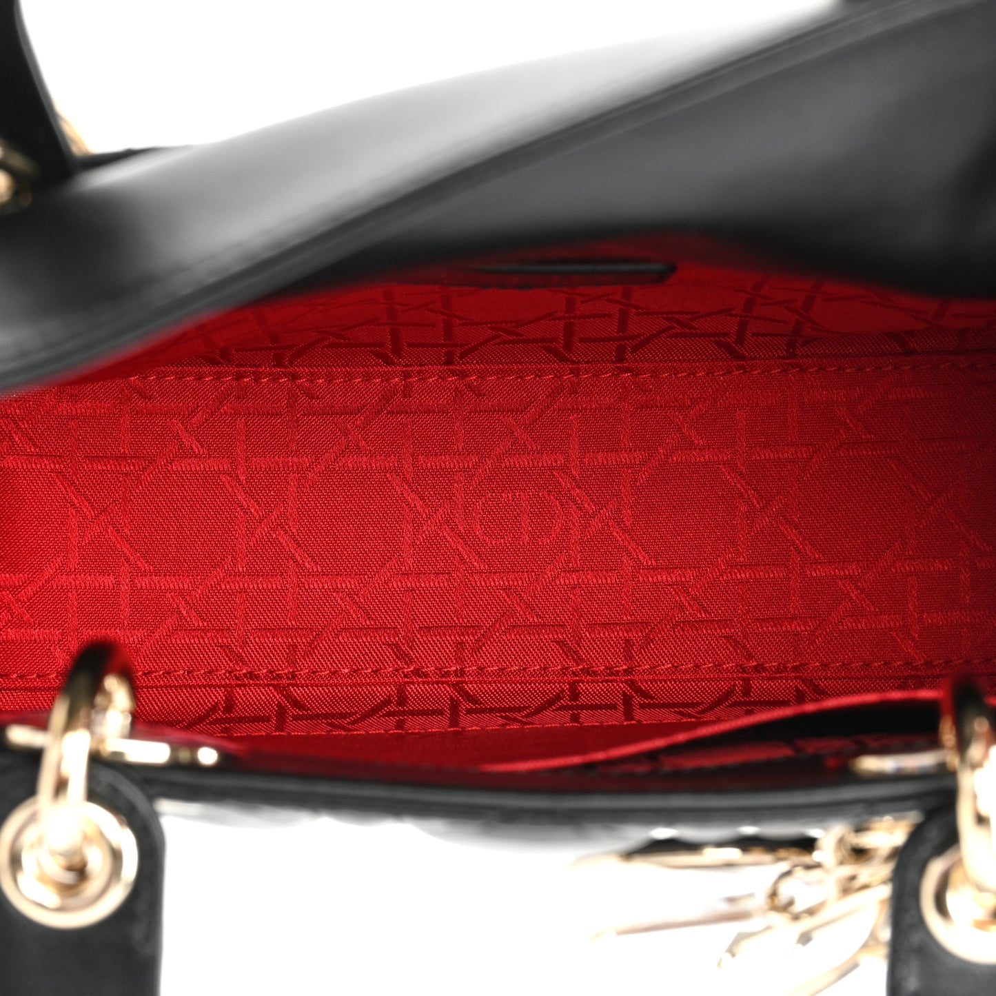 Lambskin Cannage Small My ABCDior Lady Dior Black