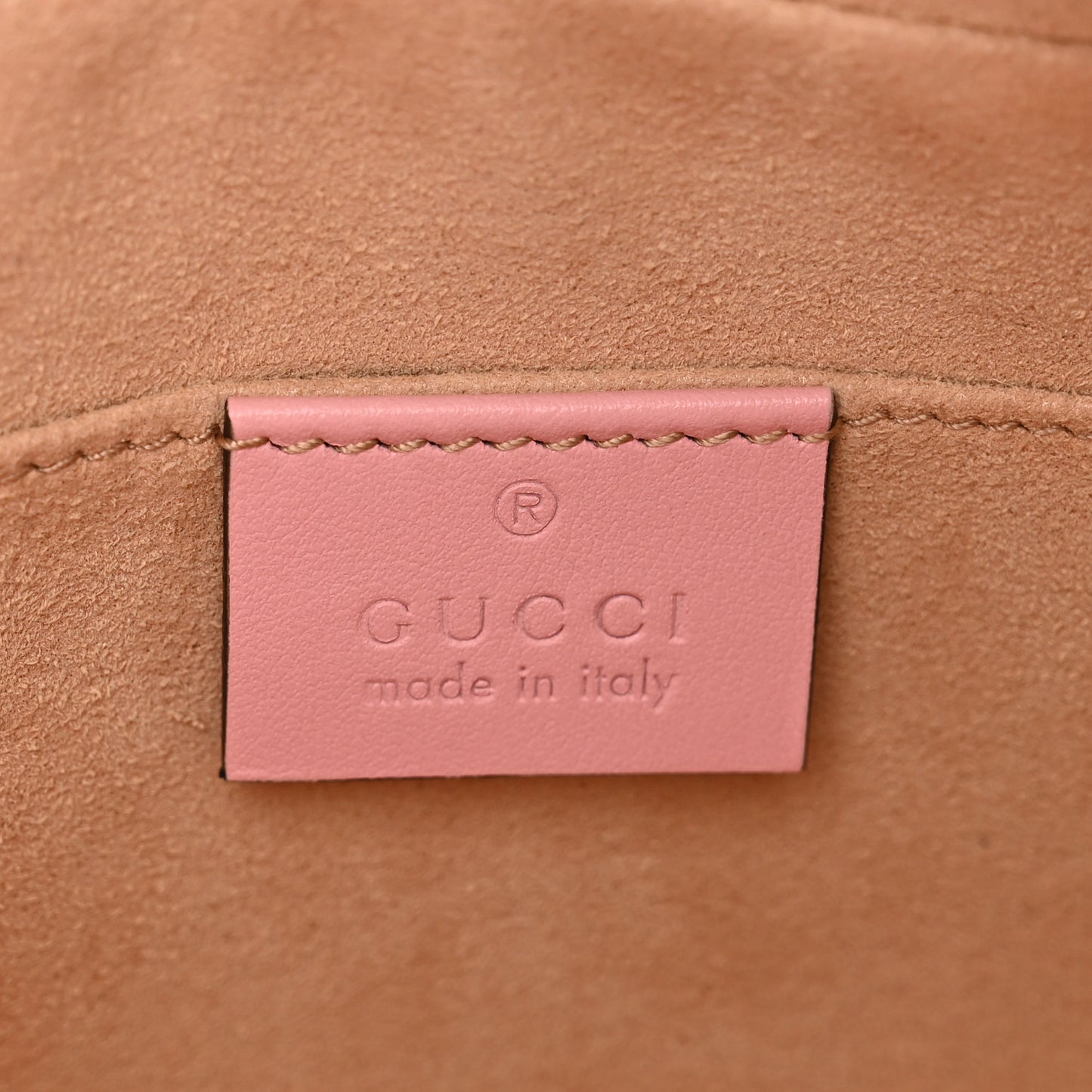 Calfskin Matelasse Small GG Marmont Chain Shoulder Bag Wild Rose