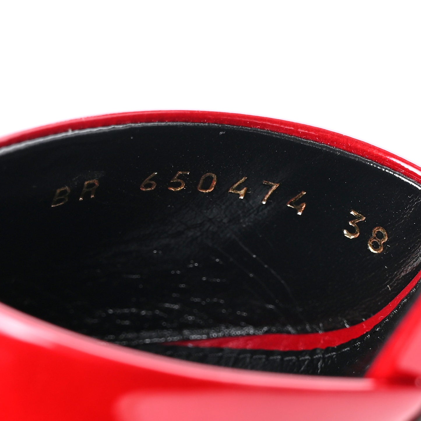 Vernice Gloss La 16 95 Mule Sandals 38 Tibet Red