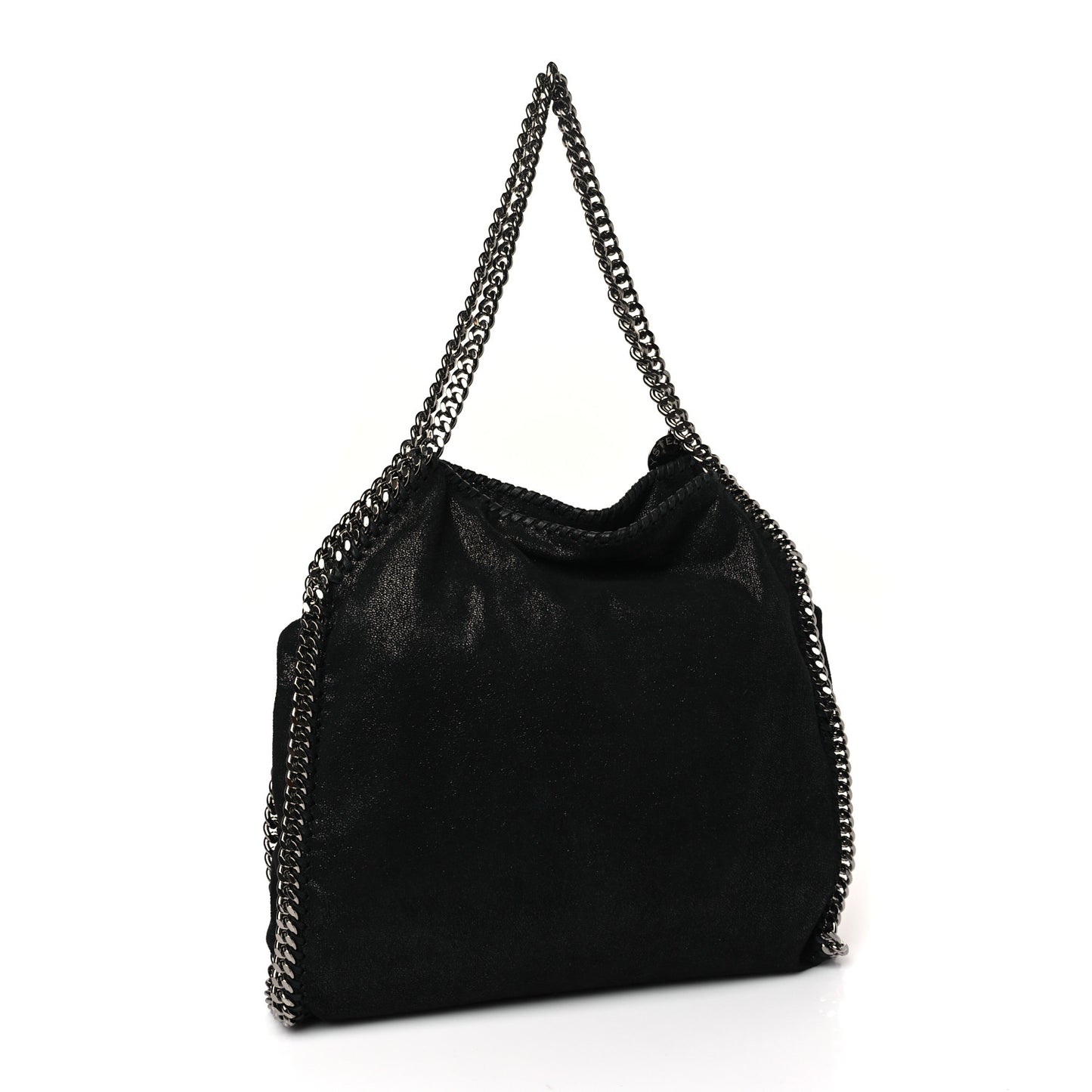 Shaggy Deer Falabella Fold Over Tote Black