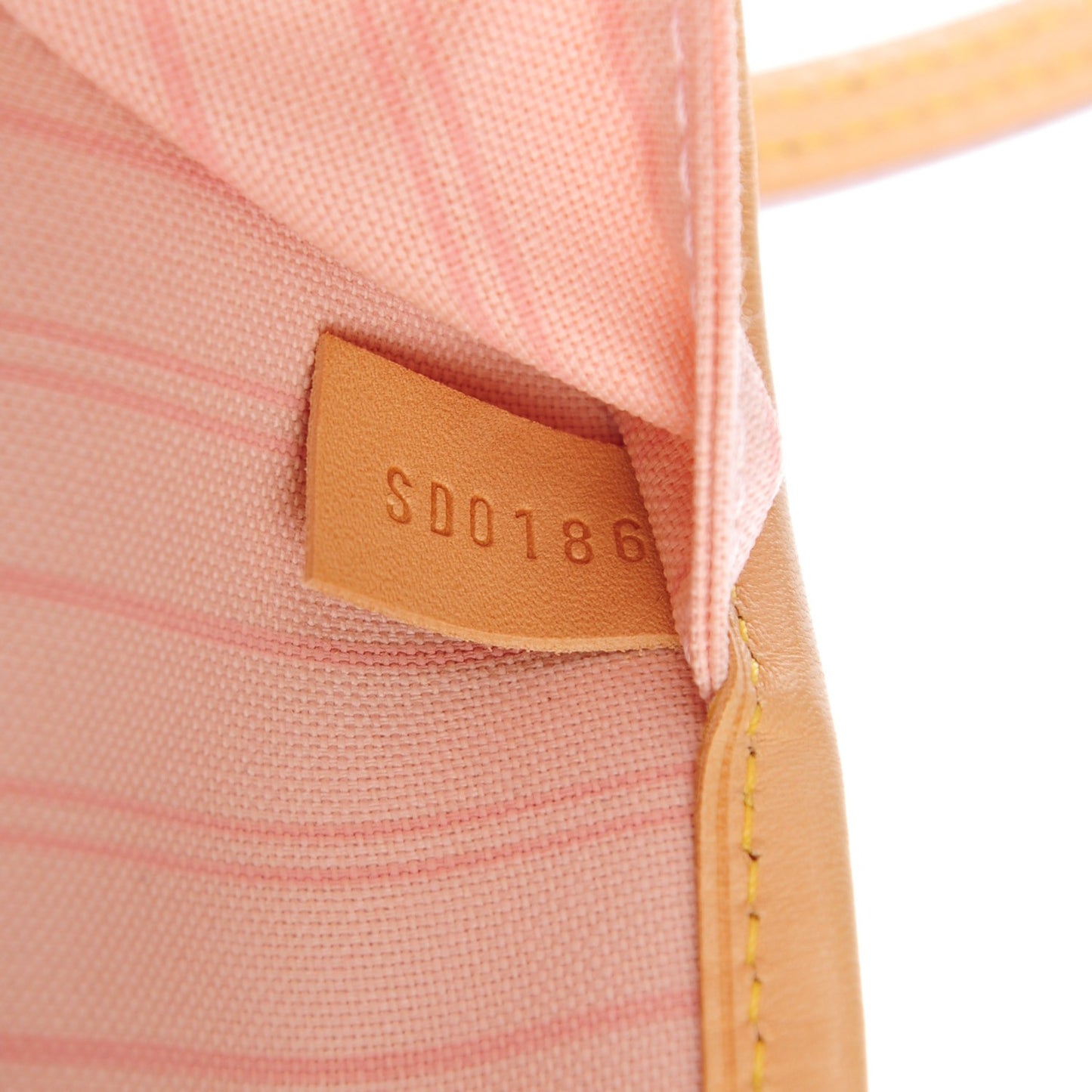 Damier Azur Neo Neverfull MM Rose Ballerine