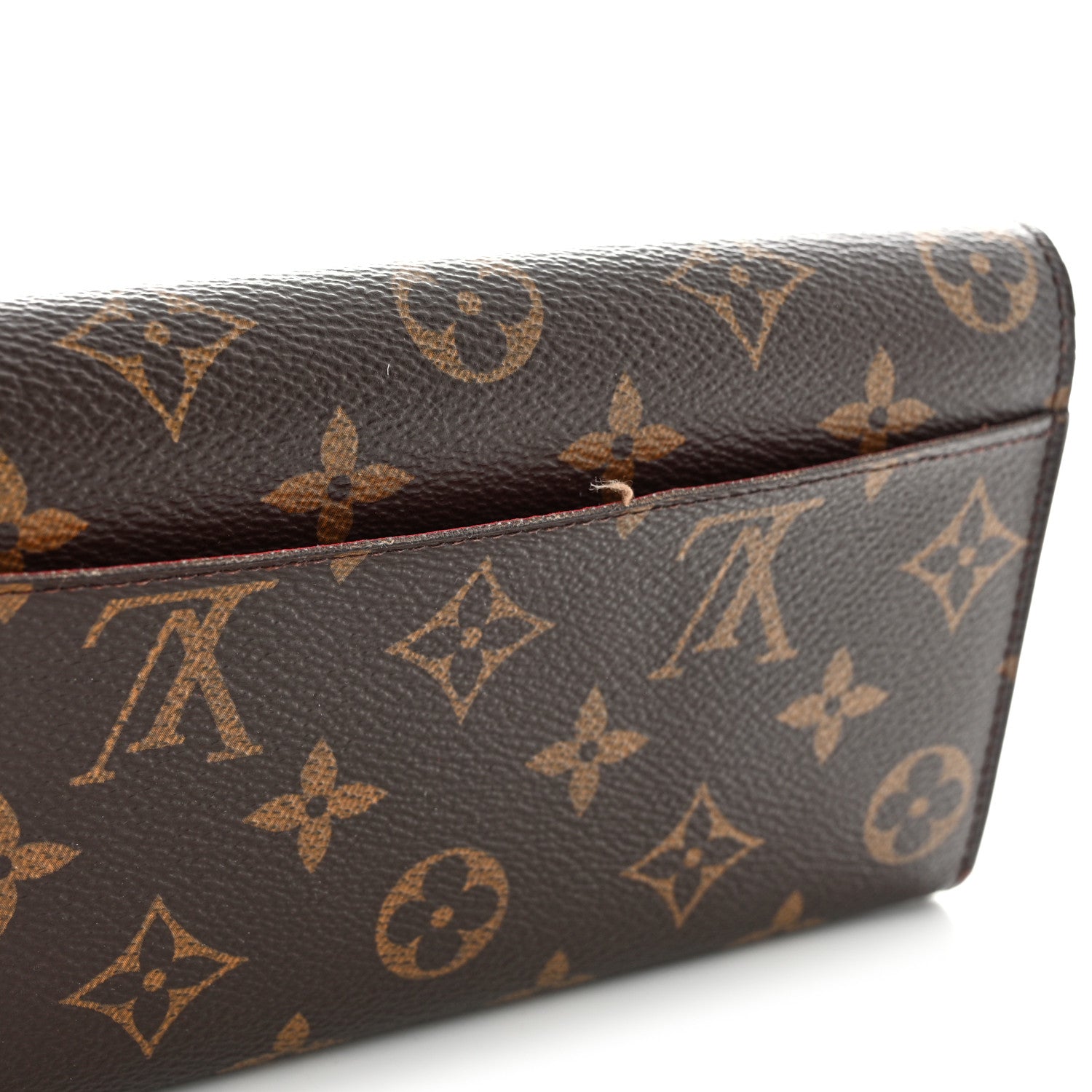 Louis Vuitton Monogram Sarah Wallet NM Coquelicot 11 of 12