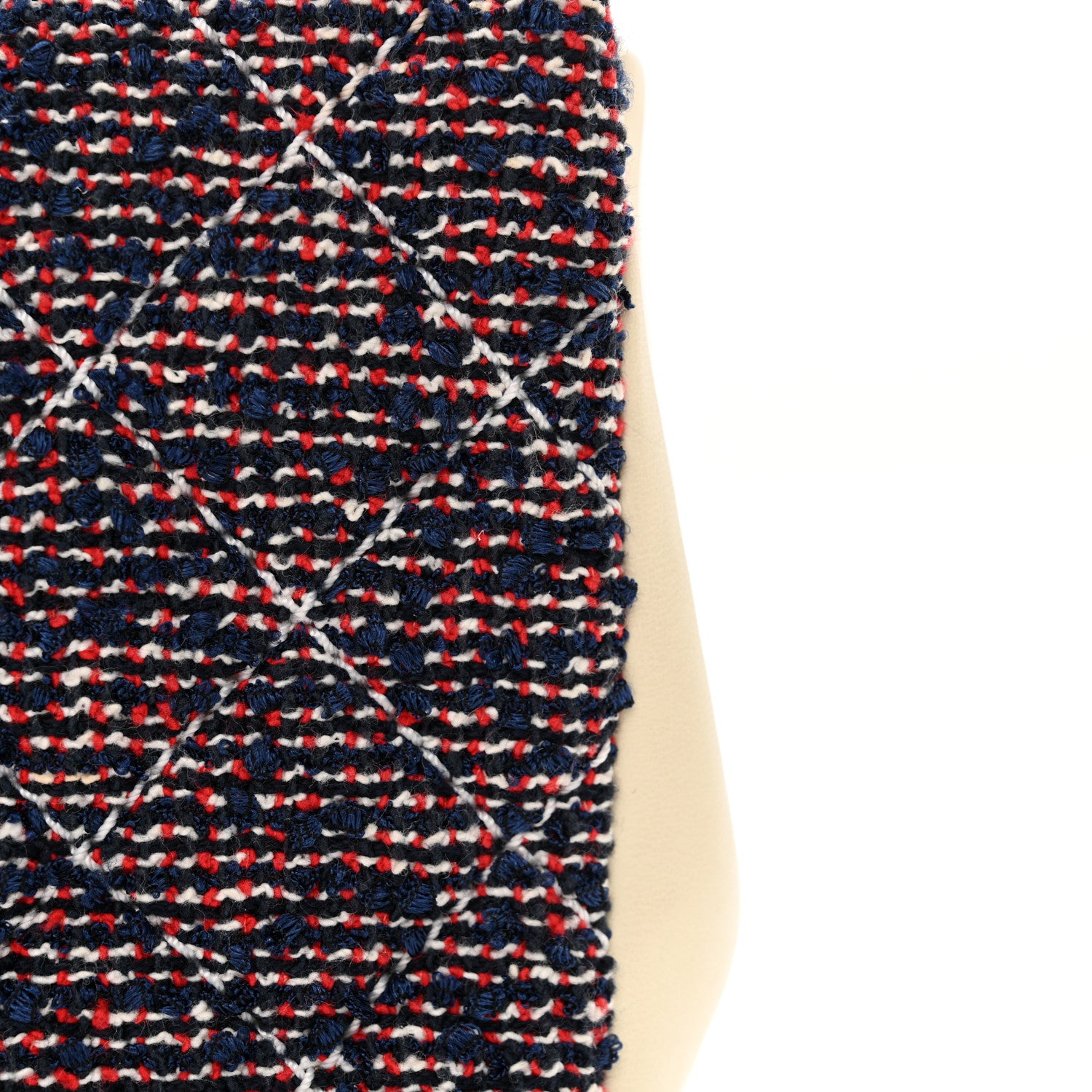 Chanel Tweed Quilted Medium Single Flap Blue Multicolor 13 of 16