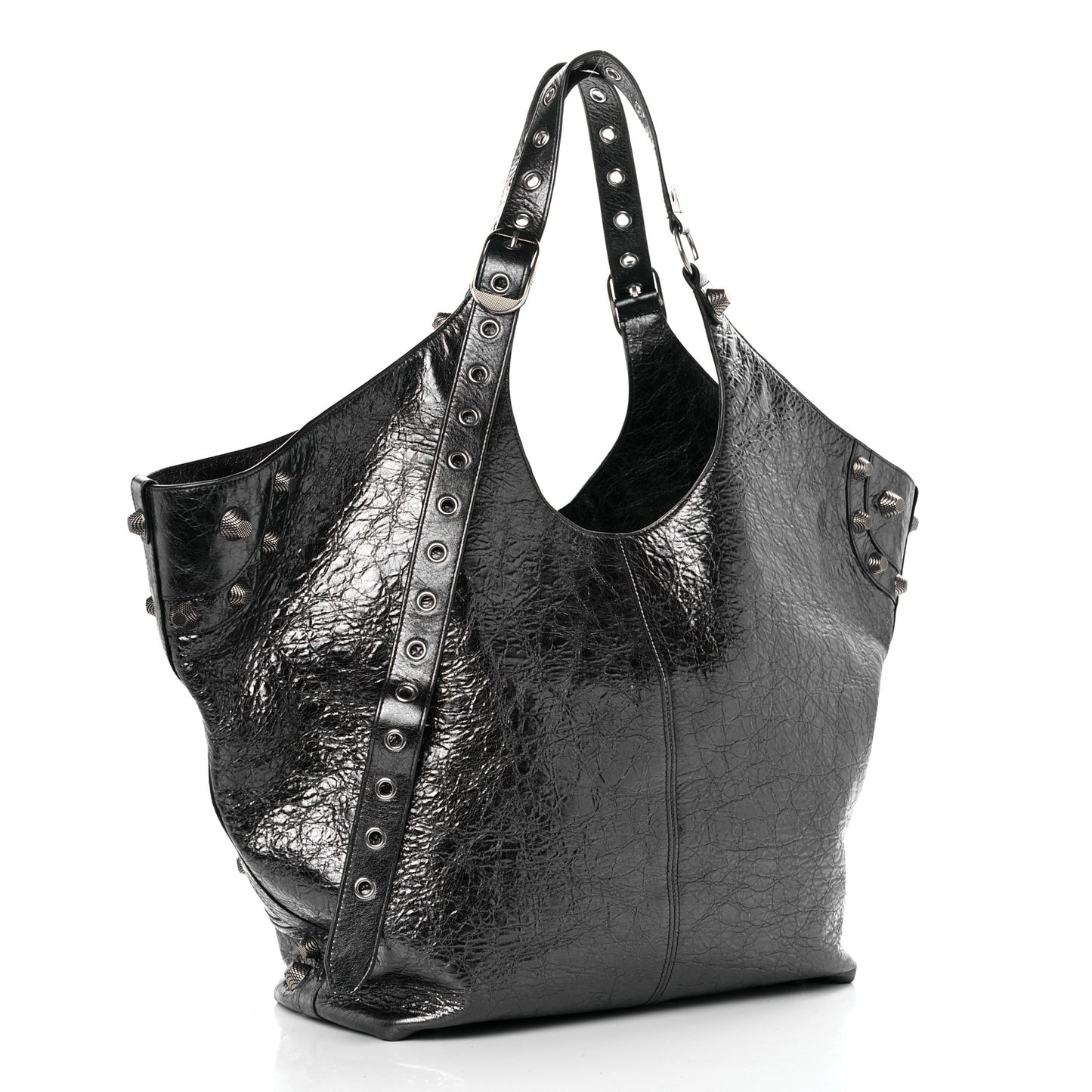 Agneau Arena Large Le Cagole Carry All Bag Steel Grey