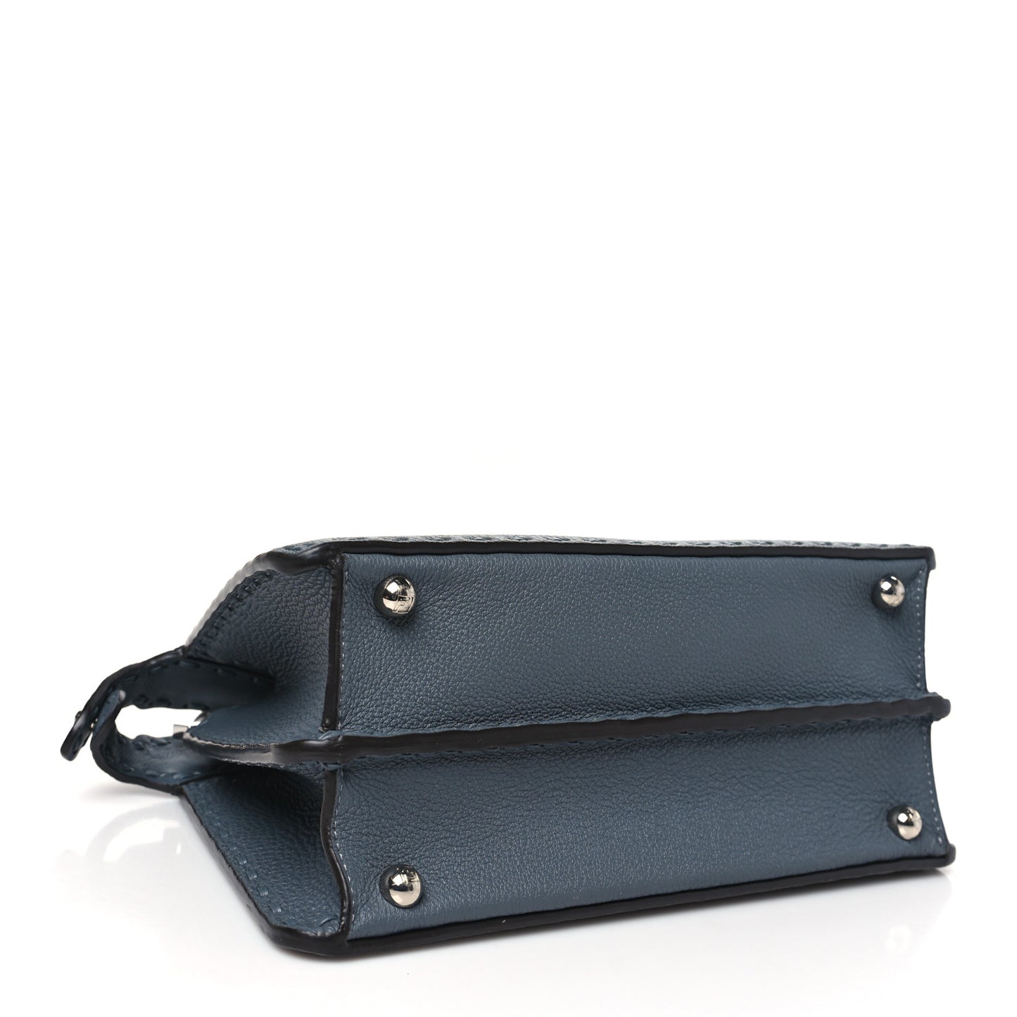 Cuoio Romano Selleria Chamois Small Peekaboo I SEE U Satchel Asfalto