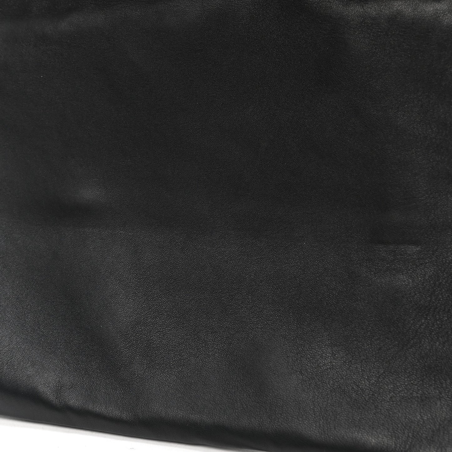 Calfskin Folded Clutch Black Grass