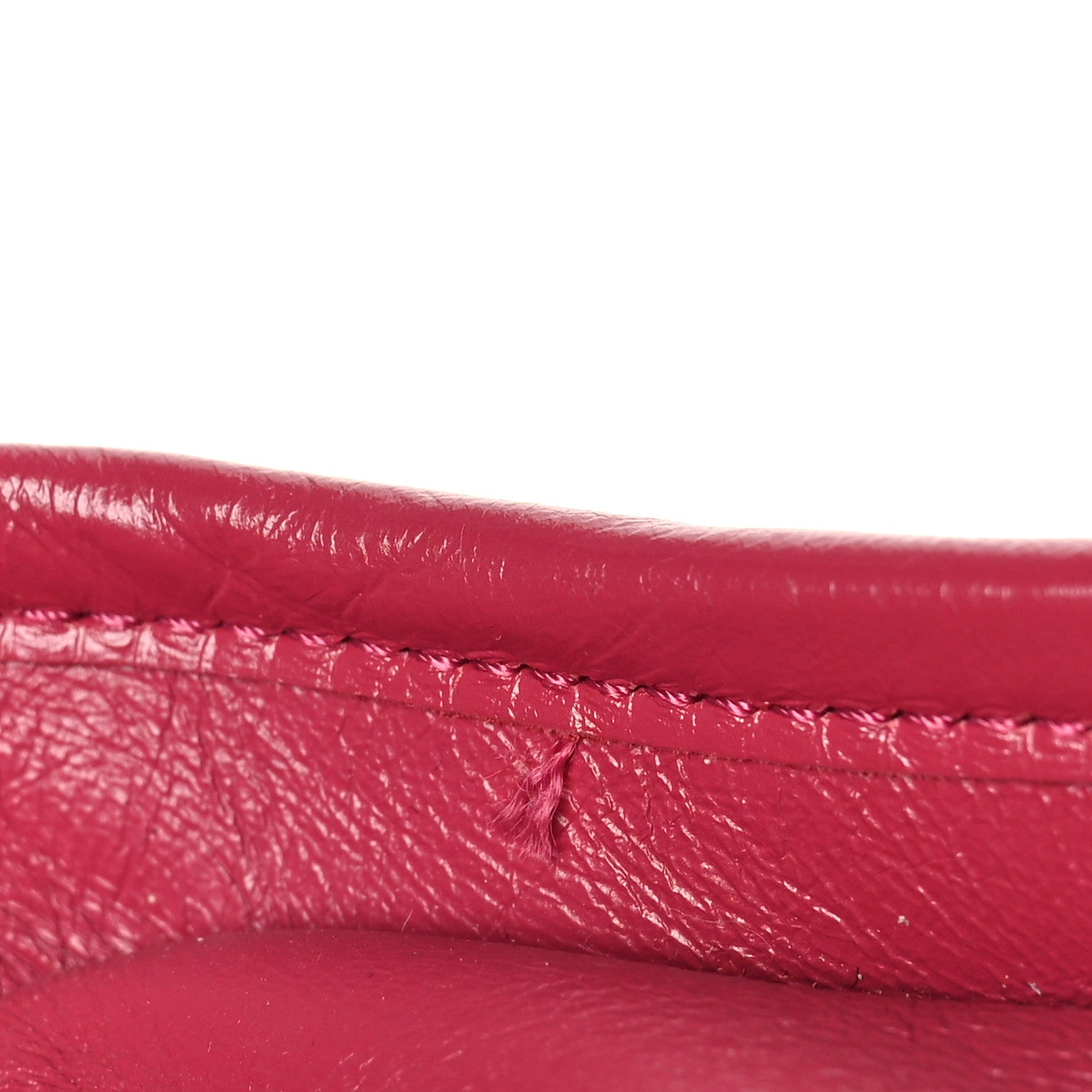 Chanel Aged Calfskin Chevron Quilted Small Gabrielle Hobo Dark Pink 10 of 10