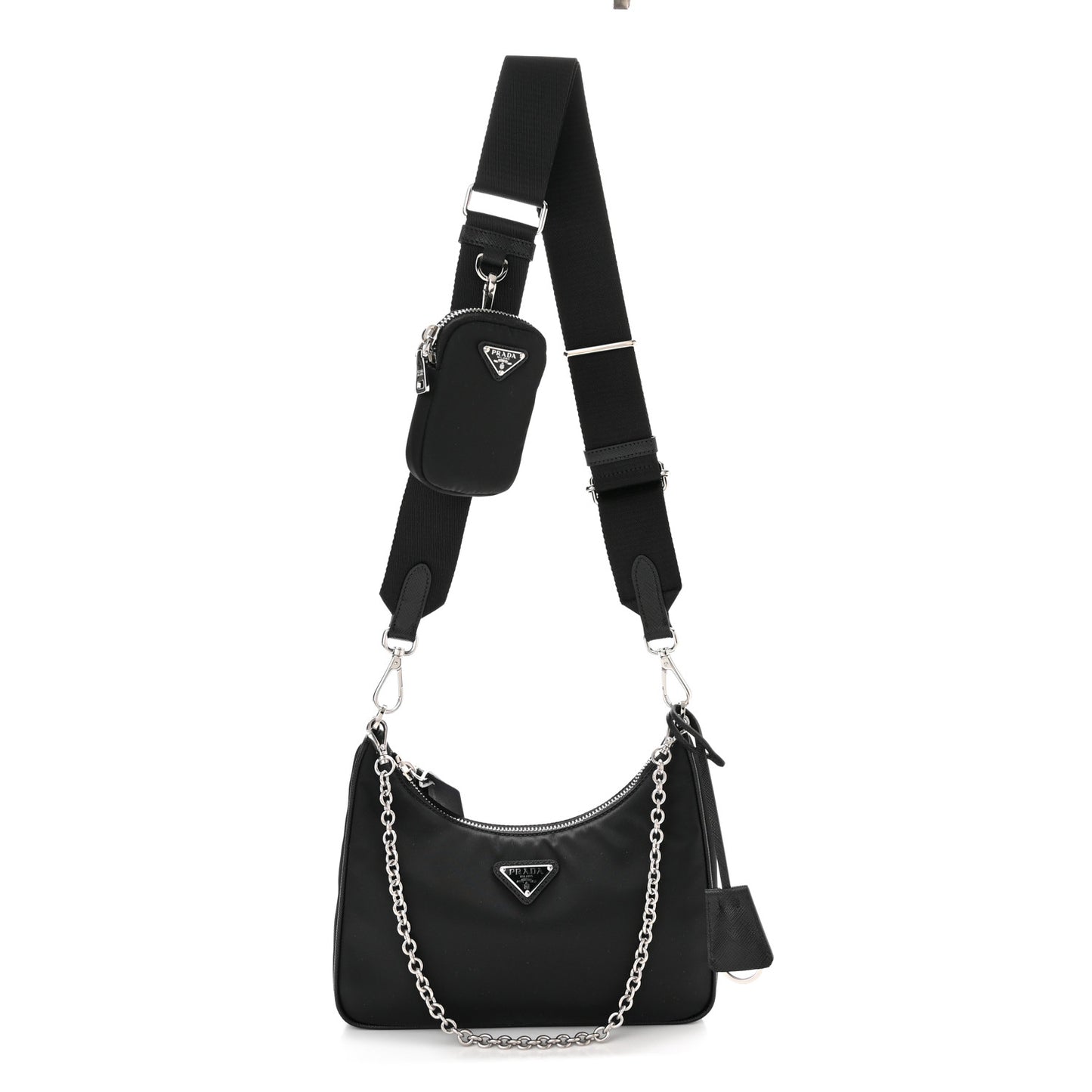 Nylon Re-Edition 2005 Shoulder Bag Black