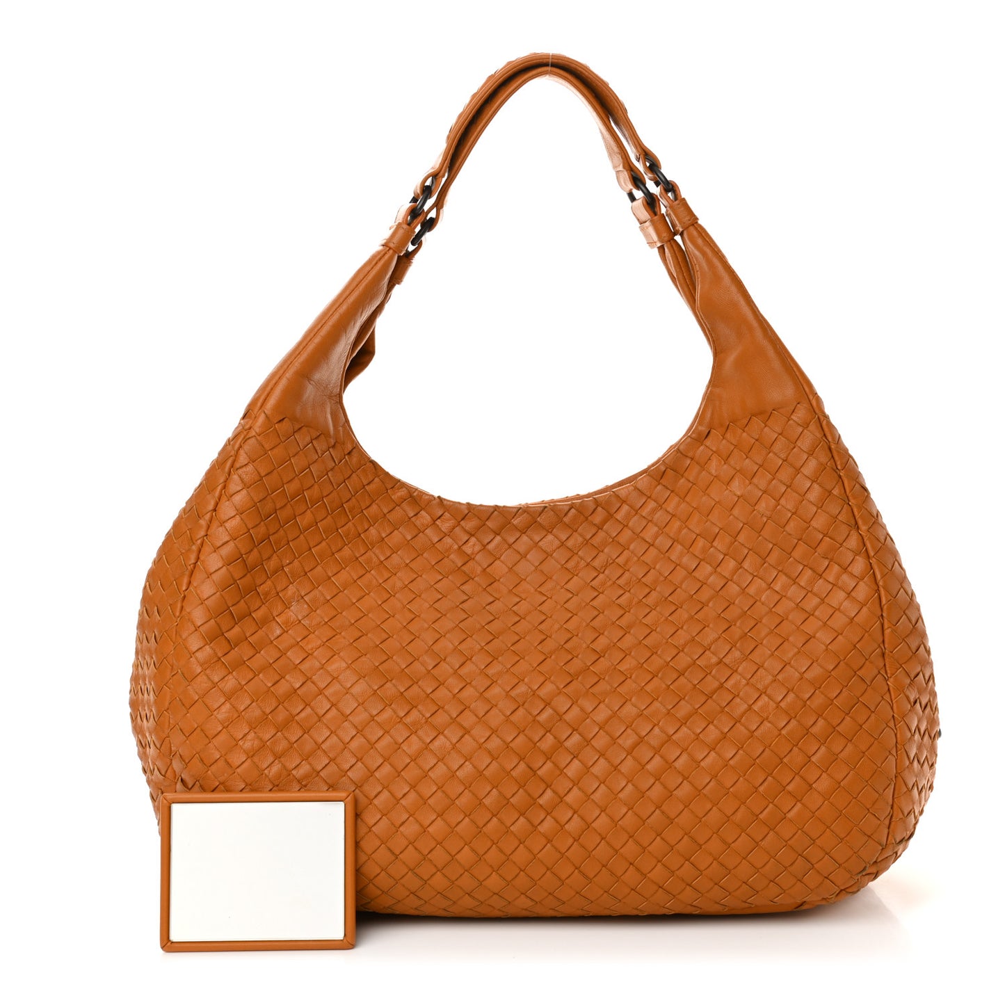 Nappa Intrecciato Medium Campana Hobo Topaz