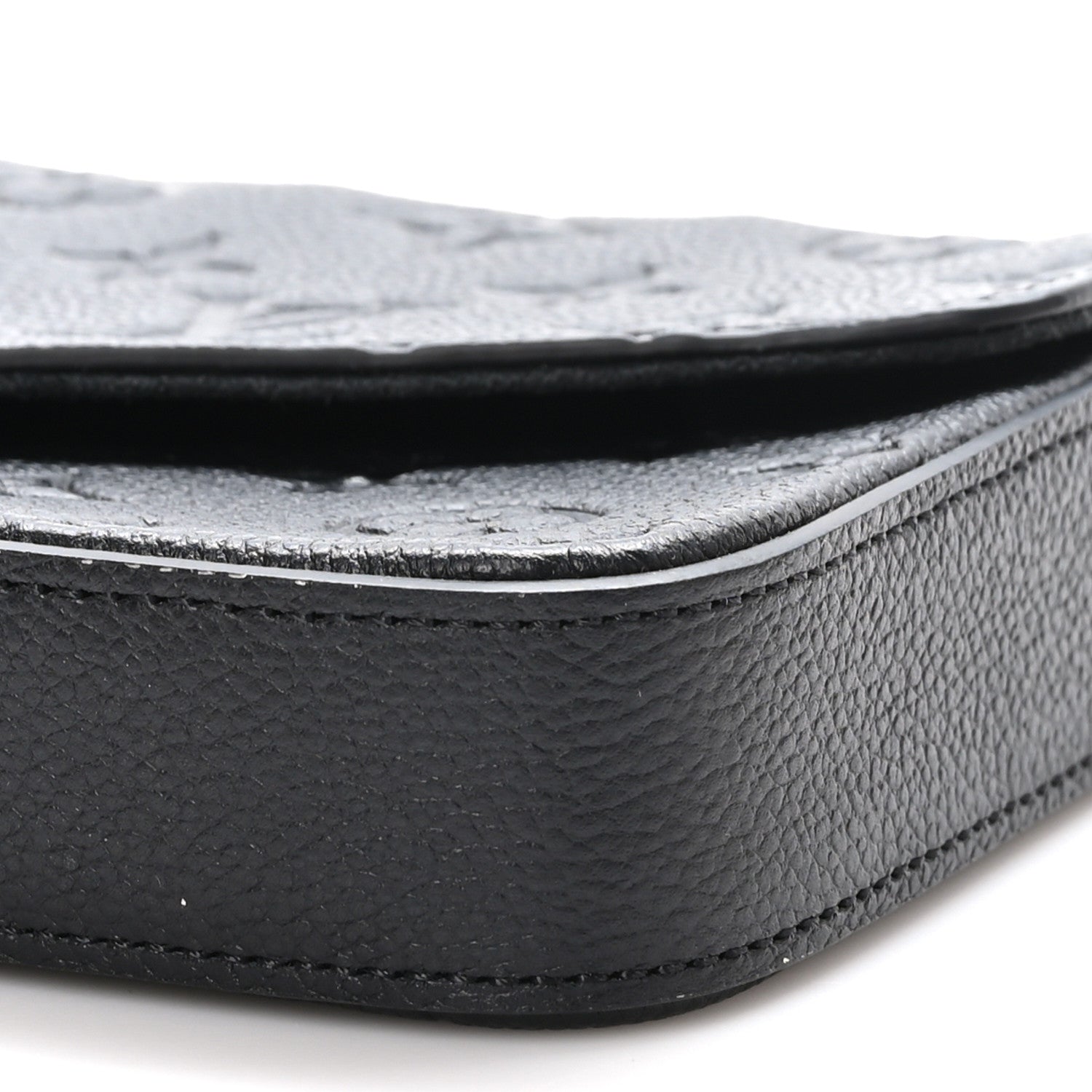 Louis Vuitton Empreinte Pochette Felicie Chain Wallet Black 10 of 11