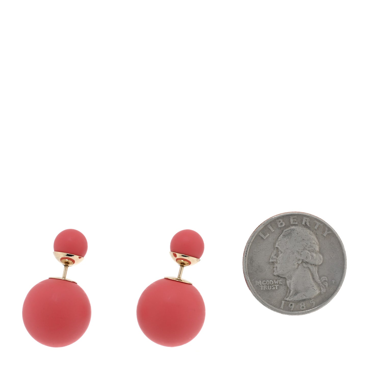 Mise En Dior Tribal Earrings Matte Pink