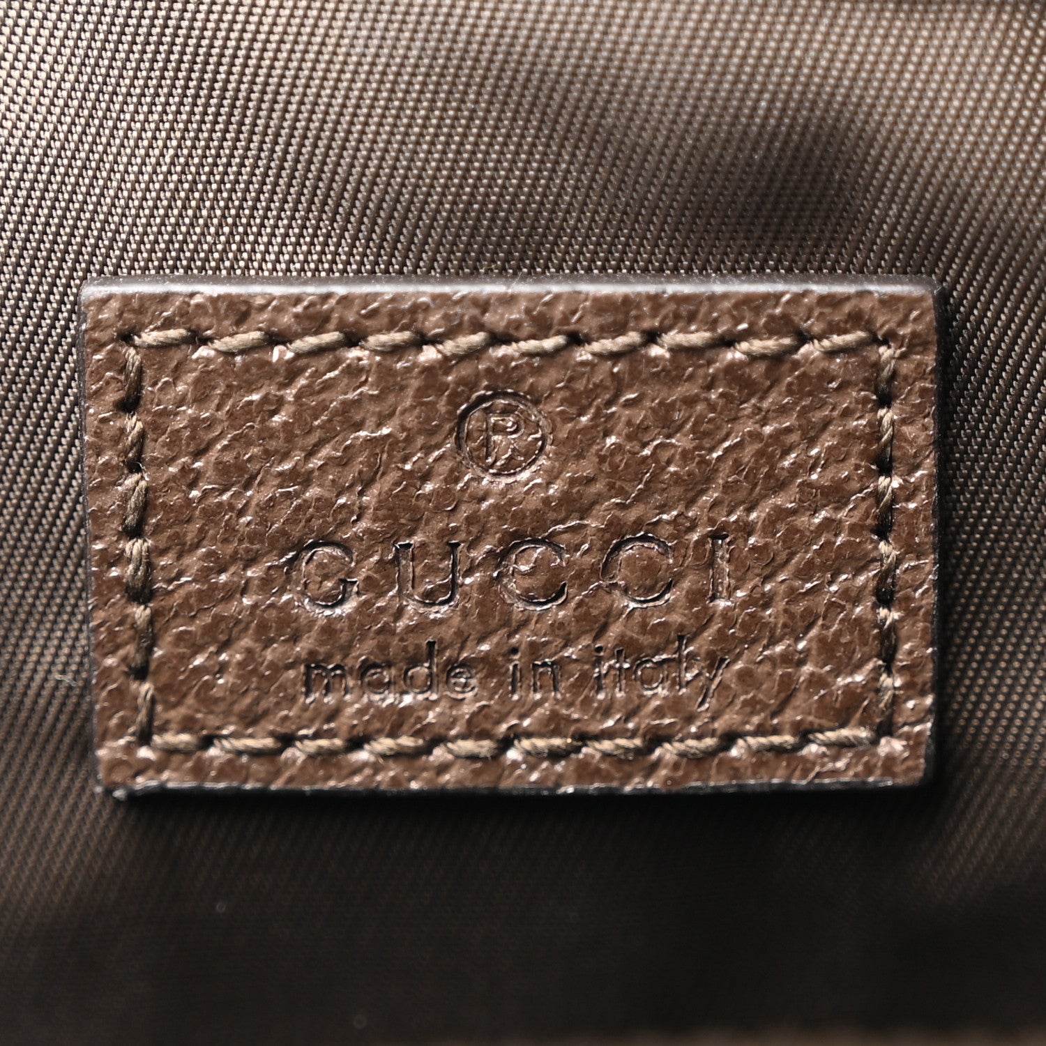 Gucci GG Supreme Monogram Textured Dollar Calfskin Web Small Savoy Toiletry Case Beige Ebony 6 of 17