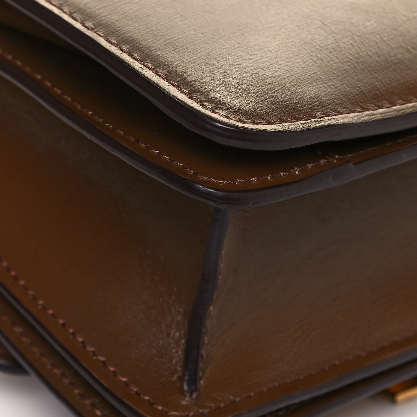 Smooth Calfskin Small Classic Box Flap Bag Camel